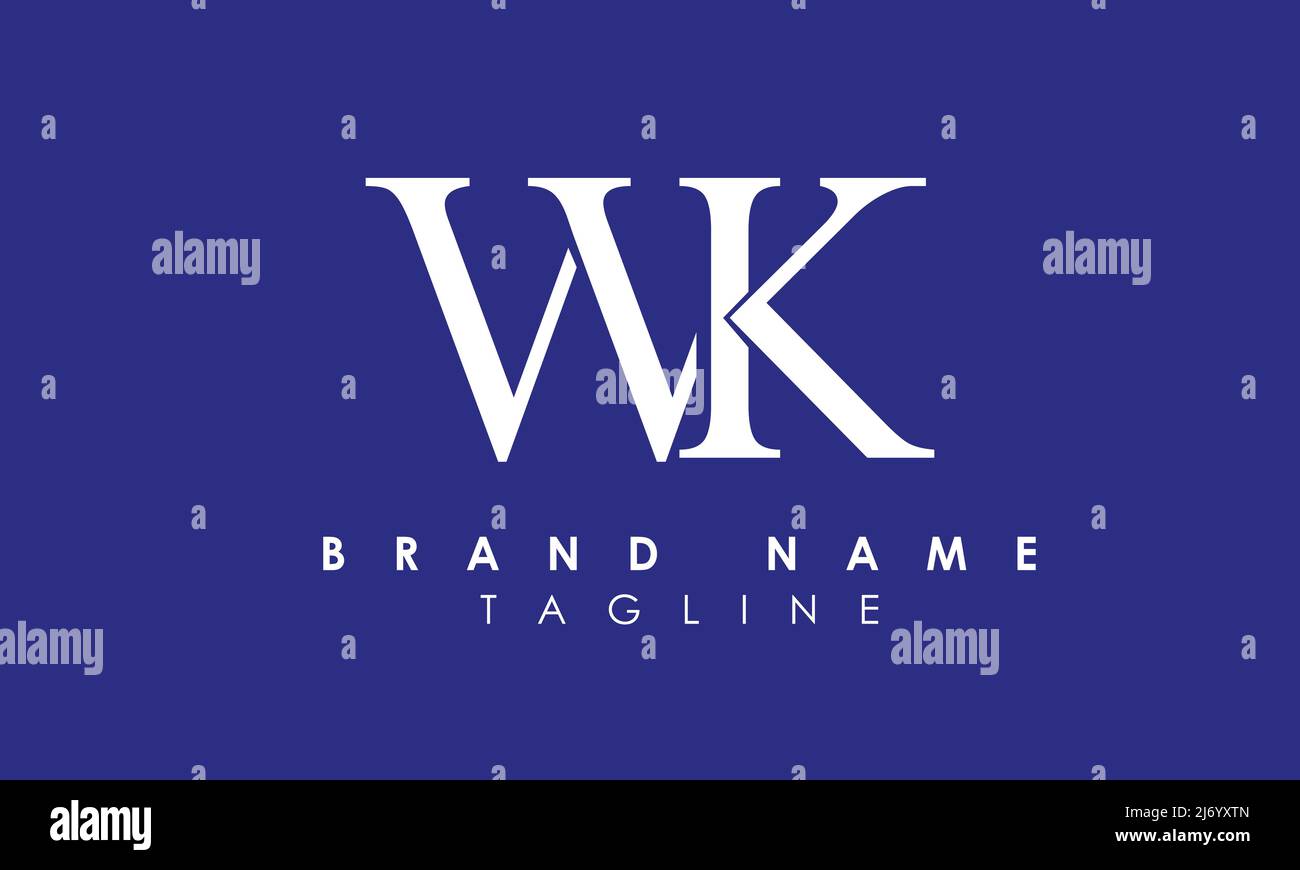 Lettere alfabetiche iniziali logo monogramma Illustrazione Vettoriale