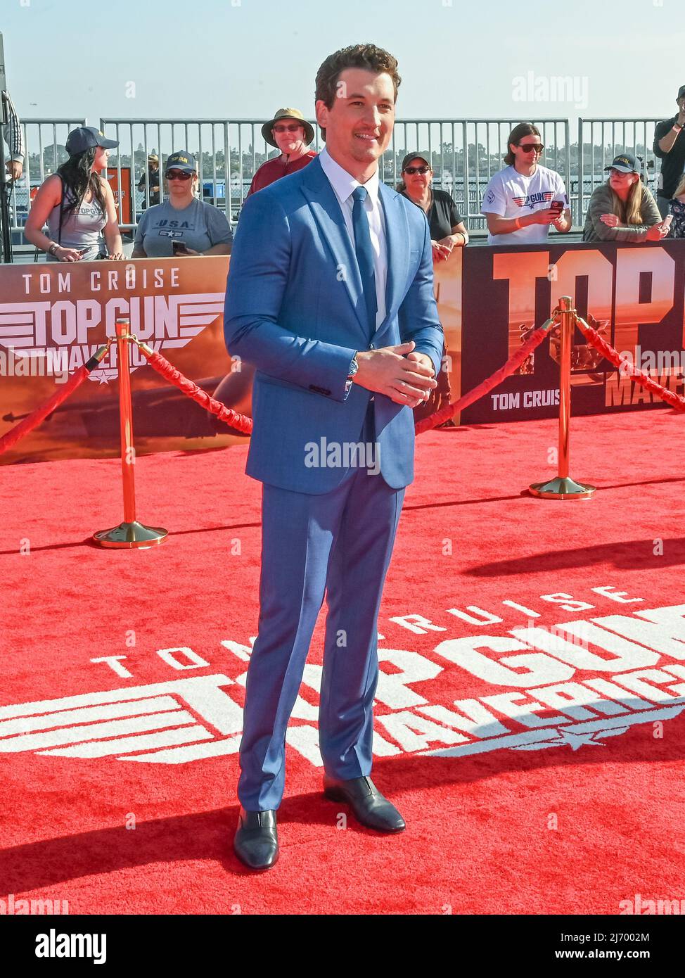 4 maggio 2022 - San Diego, California - Miles Teller. "Top Gun: Maverick", prima mondiale. Foto Stock