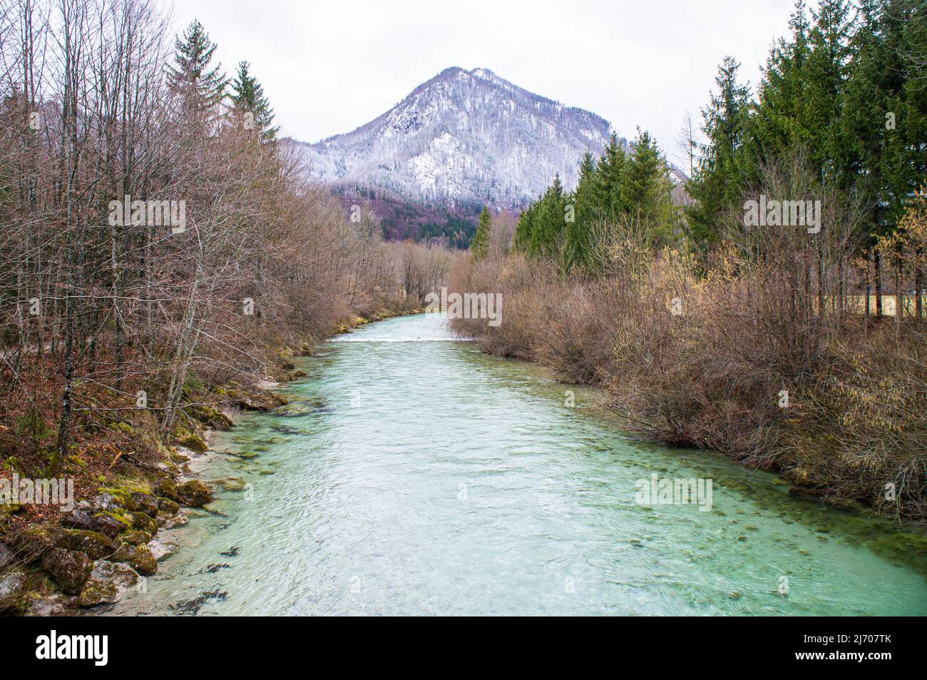 Austria, Alpi Orientali, montagne Totes Gebirge, paesaggio, inverno, Snow, 21 febbraio 2022. (CTK Photo/Libor Sojka) Foto Stock