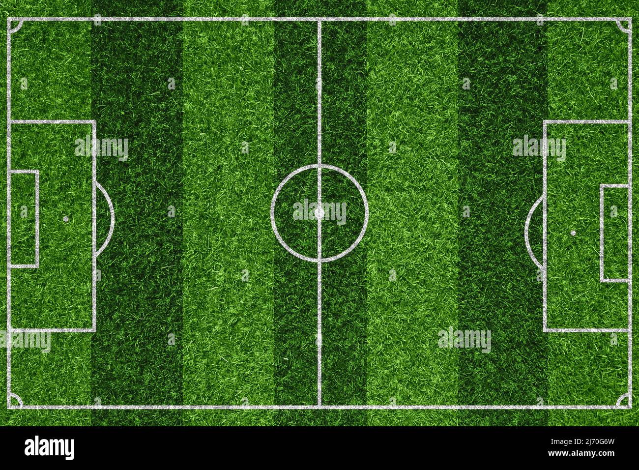 Calcio campo campo sport campo esterno campo verde erba con linea corretta dimensione per lo sfondo Foto Stock