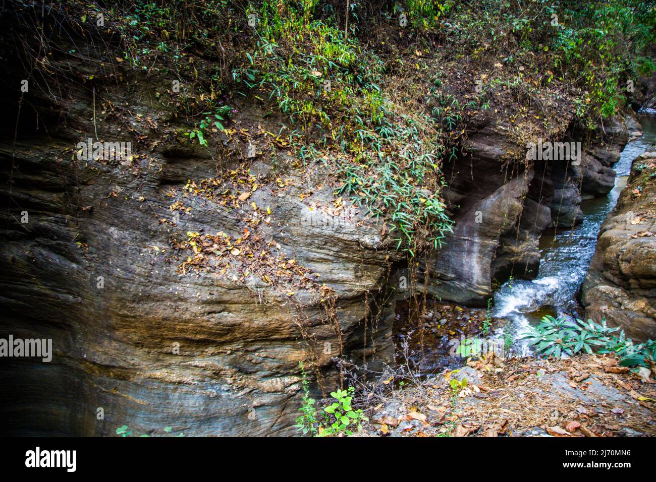 Canyon e gola di Wang Sila Laeng nella provincia di Nan, Thailandia Foto Stock