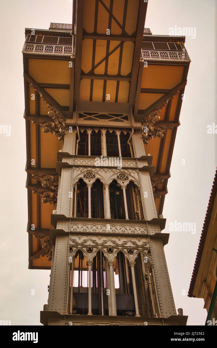 Elevador de Santa Justa Foto Stock