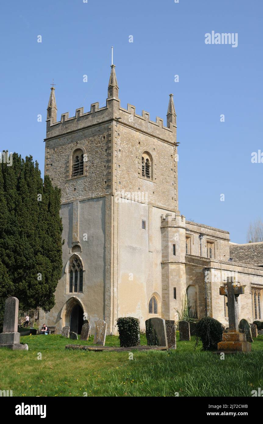 Chiesa di tutti i Santi, Spelsbury, Oxfordshire Foto Stock