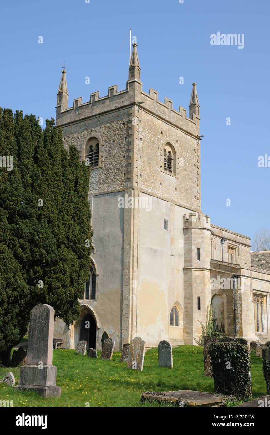 Chiesa di tutti i Santi, Spelsbury, Oxfordshire Foto Stock