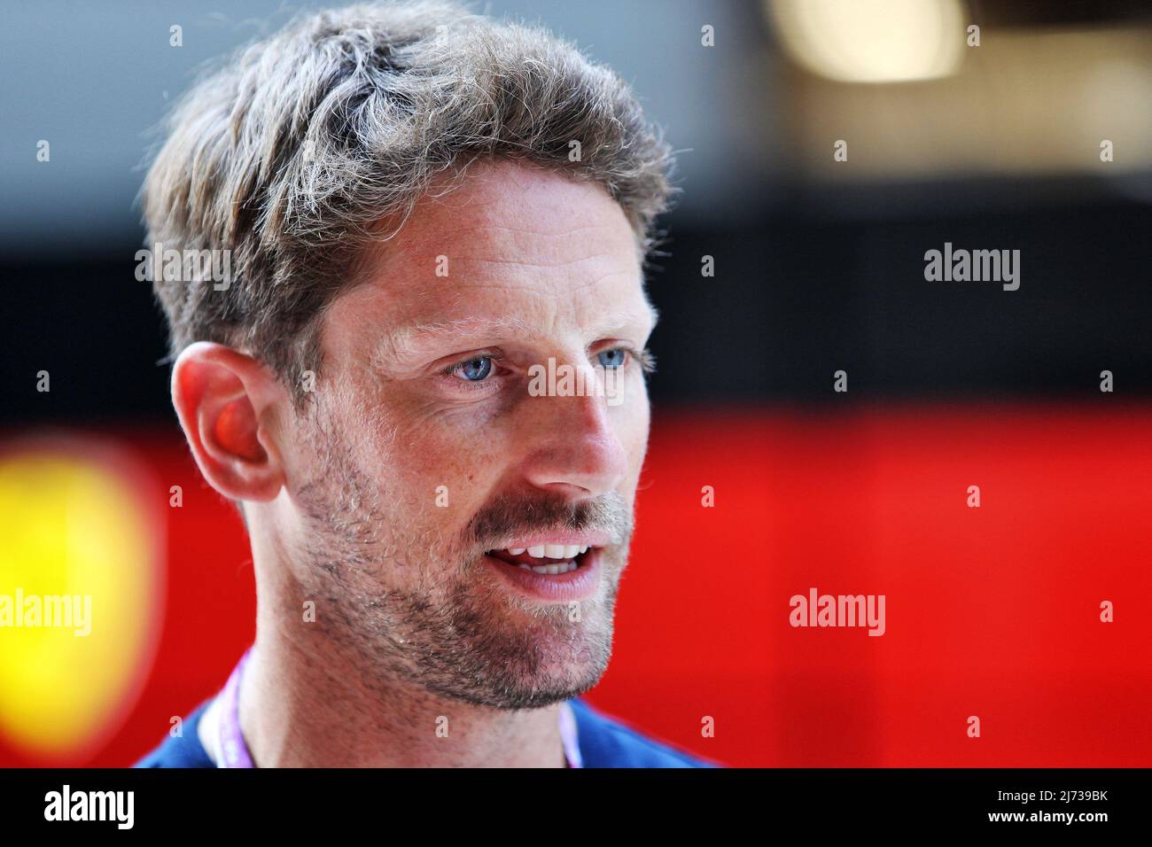 Miami, Florida, USA, 05/05/2022, Romain Grosjean (fra). 05.05.2022. Formula 1 World Championship, Rd 5, Miami Grand Prix, Miami, Florida, USA, giorno di preparazione. Il credito fotografico dovrebbe essere: XPB/Press Association Images. Foto Stock