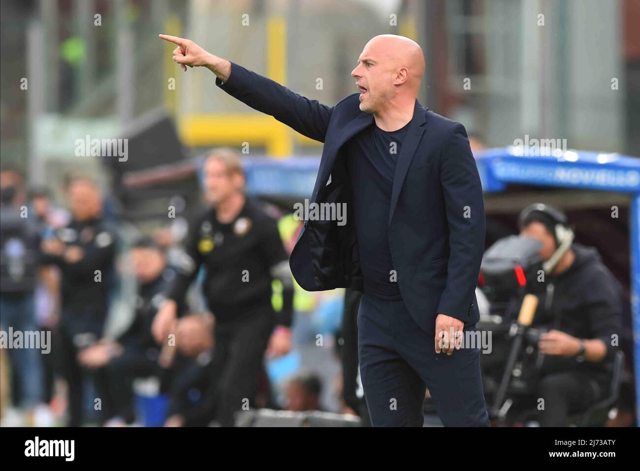 5 maggio 2022, Salerno, Italia: Andrea Soncin ( Venezia FC) si attiva durante la Serie A 2021/22 match tra gli USA . Salernitana 1919 e Venezia FC. All'Arechi Stadium (Credit Image: © Agostino Gemito/Pacific Press via ZUMA Press Wire) Foto Stock