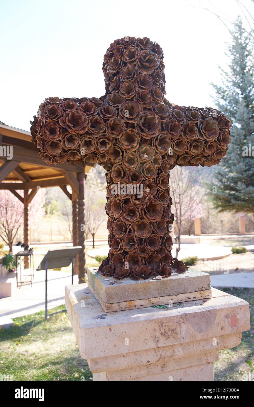 Santuario de Chimayo chiesa a Chimayo, New Mexico, USA. Foto Stock