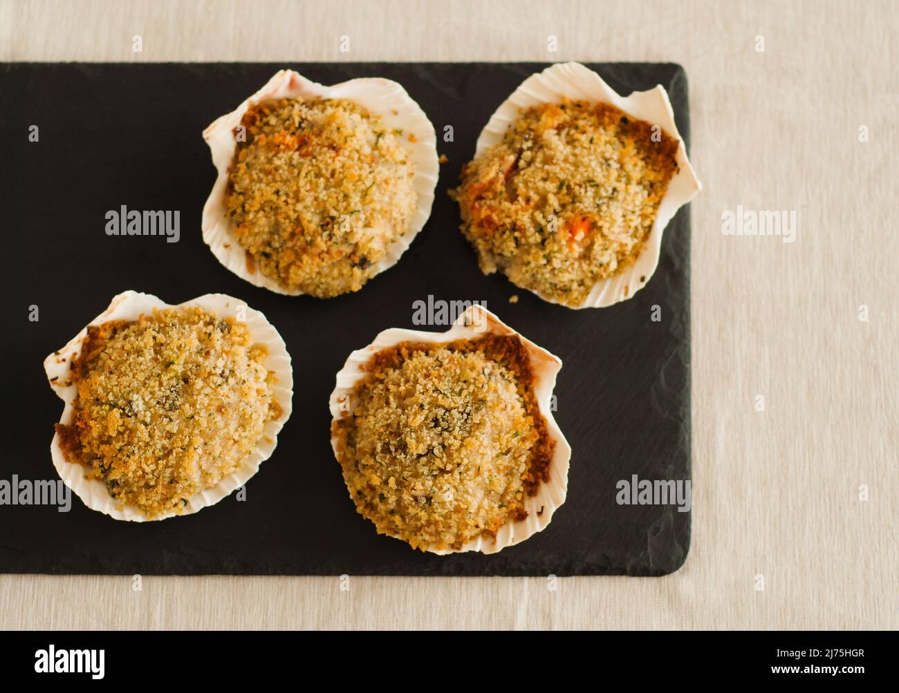 Risotto di aragosta su semiguscio Foto Stock