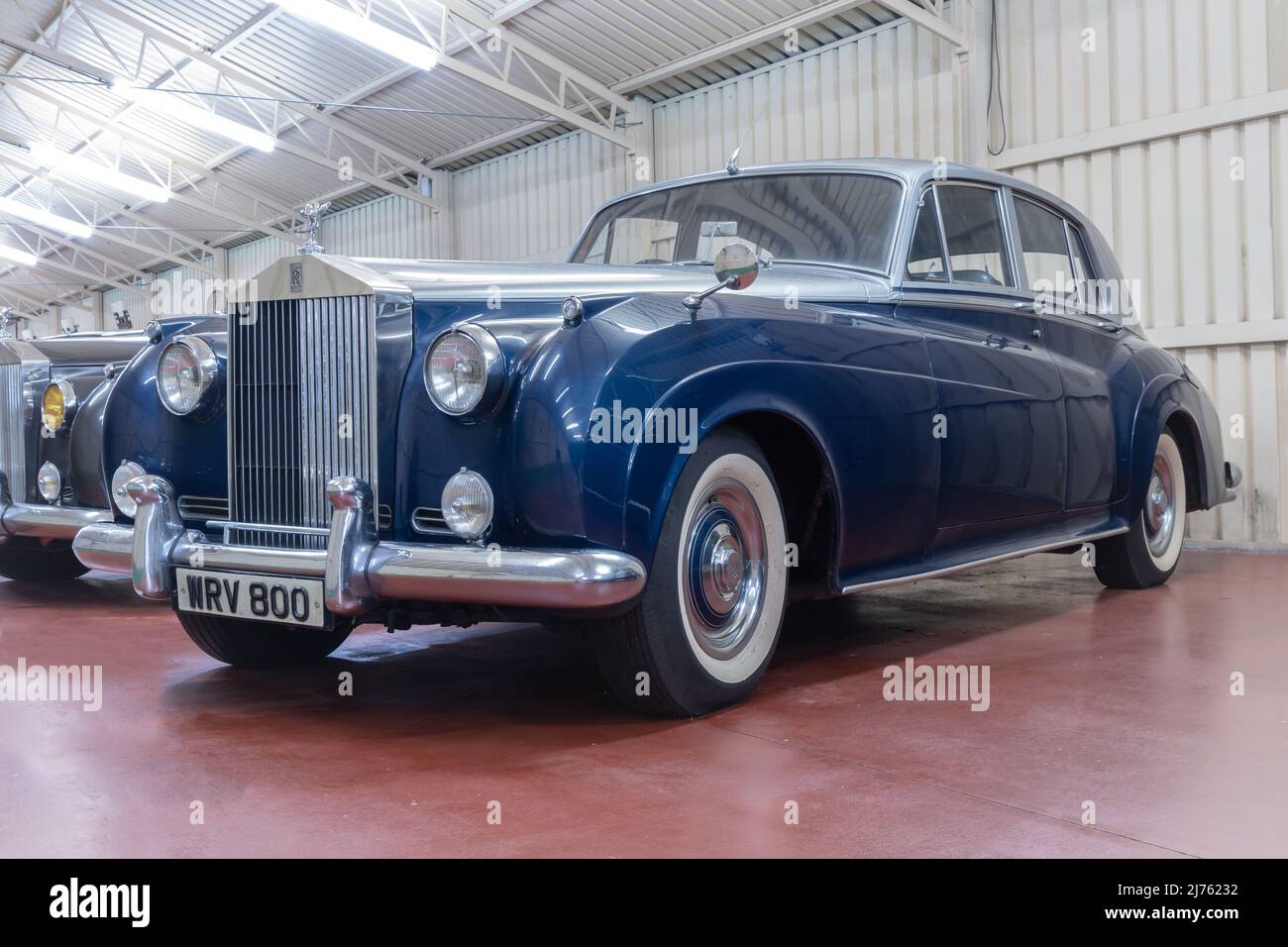 GALDAMES, SPAGNA-8 AGOSTO 2021: Rolls-Royce Silver Cloud II a Torre Loizaga (Miguel de la Via) Museo dell'automobile Foto Stock