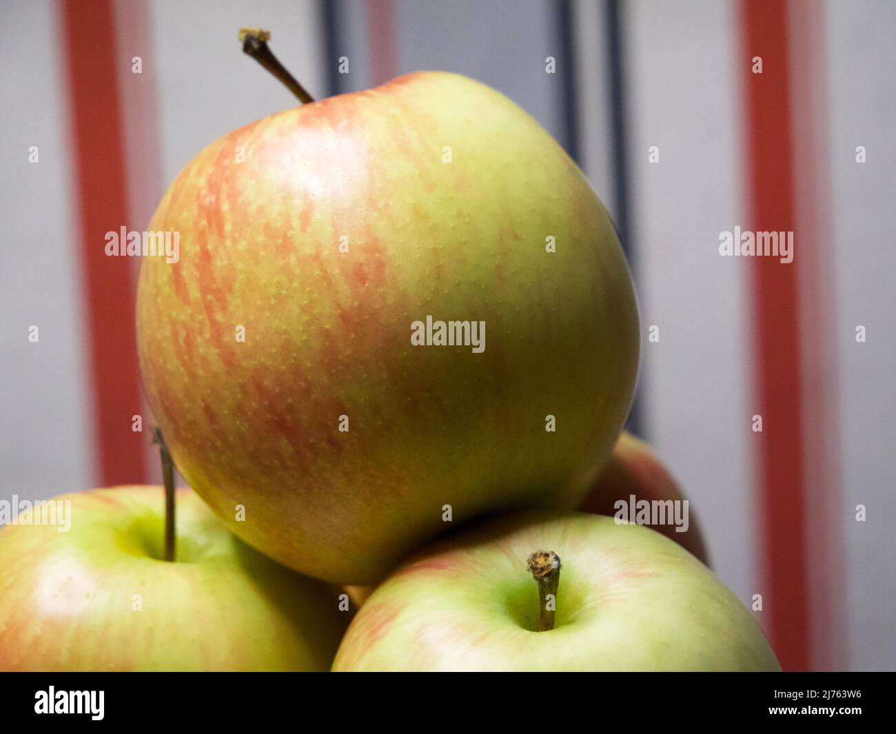 Un mazzo di mele di gala. Un po' di frutta, un primo colpo. Foto Stock