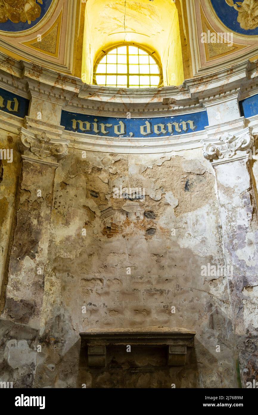 Europa, Polonia, bassa Slesia, Grodziec / Gröditzberg, chiesa, foto interna Foto Stock