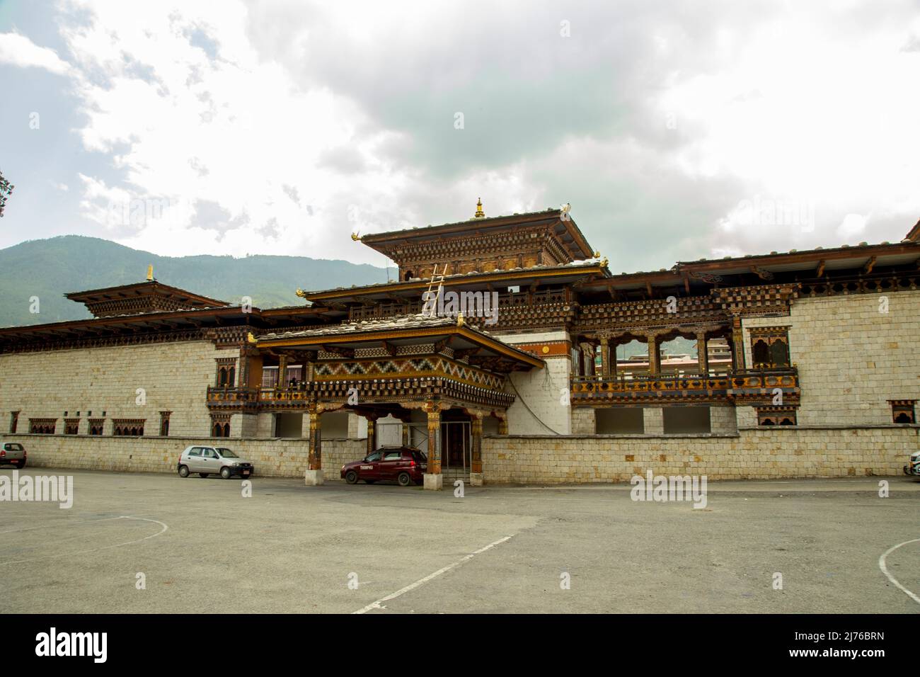 Tashichho Dzong, Thimphu Bhutan Foto Stock