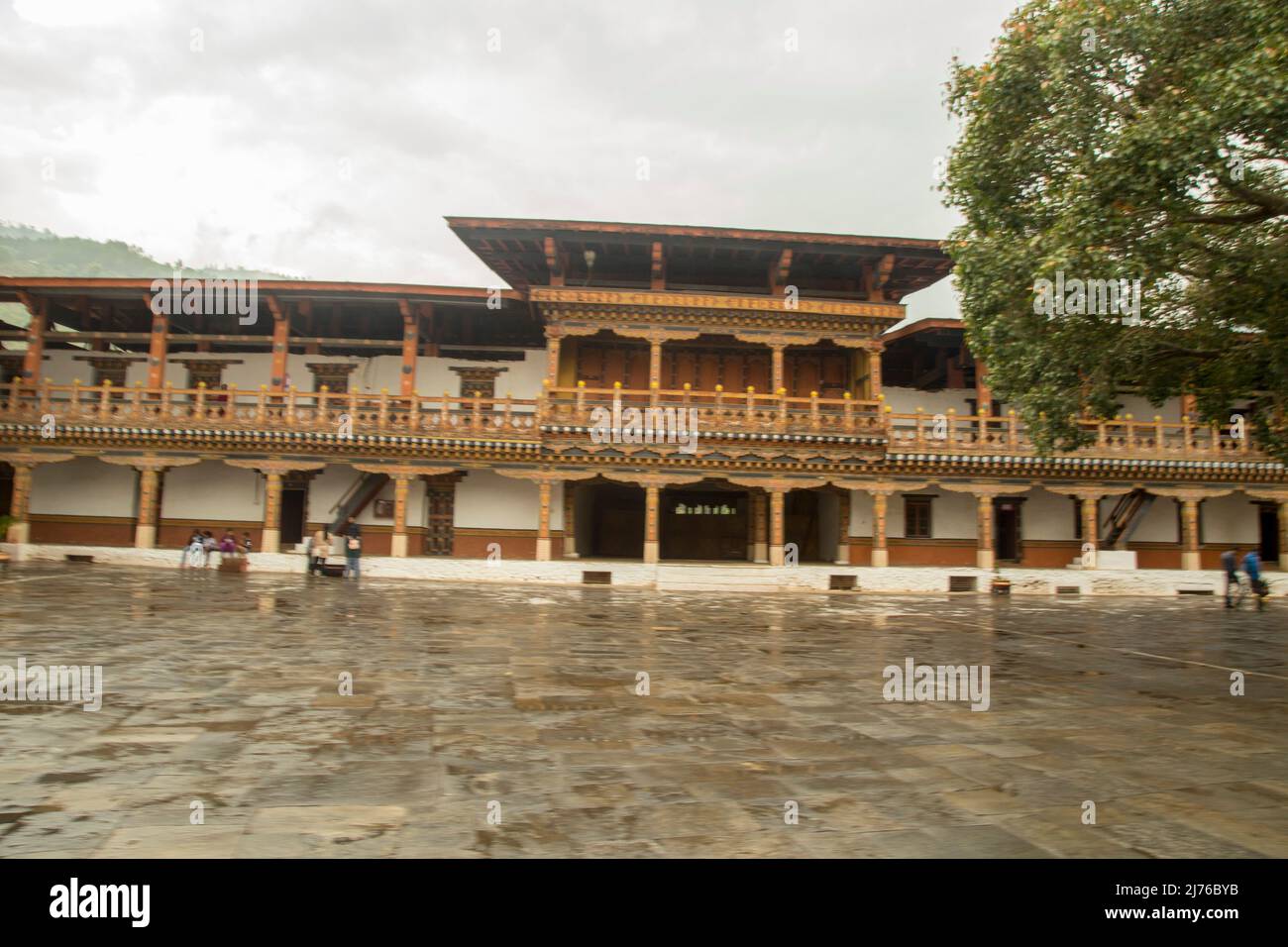 Tashichho Dzong, Thimphu Bhutan Foto Stock