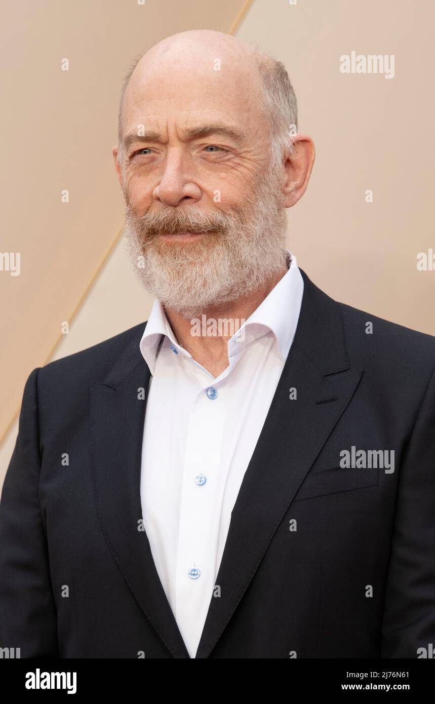 JK Simmons partecipa alla prima mondiale di 'Downtown Abbey: A New era' a Cineworld Leicester Square il 25 aprile 2022 a Londra, Inghilterra. Foto Stock
