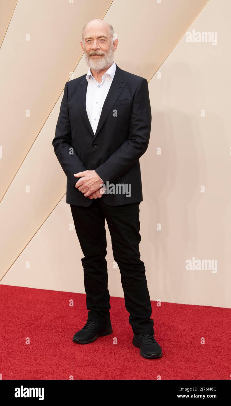 JK Simmons partecipa alla prima mondiale di 'Downtown Abbey: A New era' a Cineworld Leicester Square il 25 aprile 2022 a Londra, Inghilterra. Foto Stock