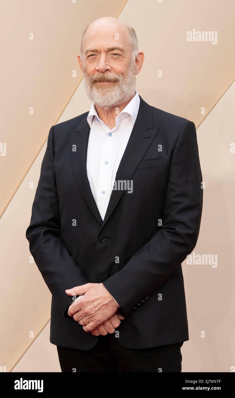 JK Simmons partecipa alla prima mondiale di 'Downtown Abbey: A New era' a Cineworld Leicester Square il 25 aprile 2022 a Londra, Inghilterra. Foto Stock