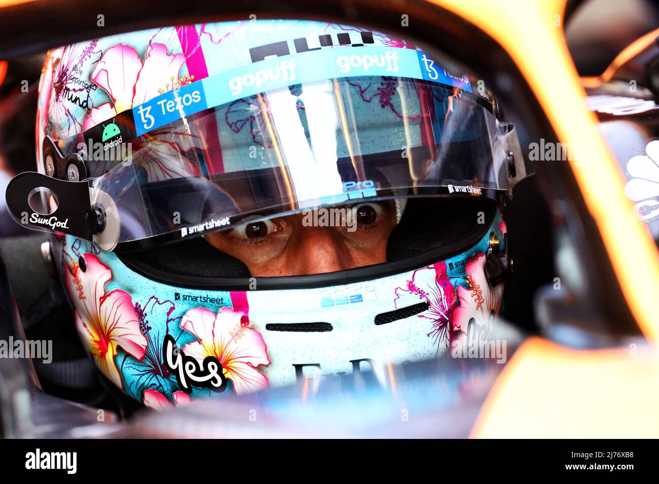 Daniel Ricciardo (AUS) McLaren MCL36. 06.05.2022. Formula 1 World Championship, Rd 5, Miami Grand Prix, Miami, Florida, USA, giorno di pratica. Il credito fotografico dovrebbe essere: XPB/Press Association Images. Foto Stock