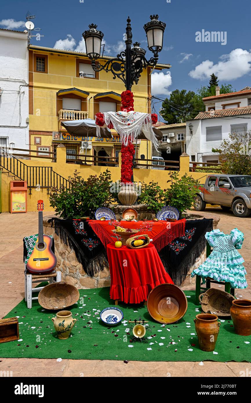 Cruz de Mayo - la Fiesta de las Cruces è una festa che si celebra il 3 maggio Foto Stock