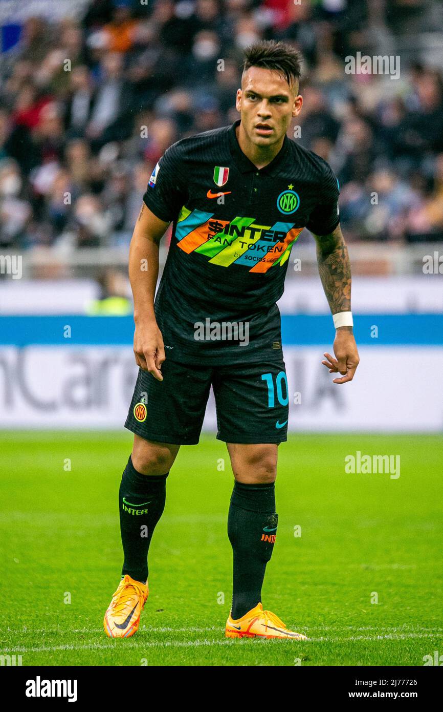 Milano, Italia - Maggio 6 2022 - Inter-Empoli Serie A - martinez lautaro F.C. internazionale Foto Stock