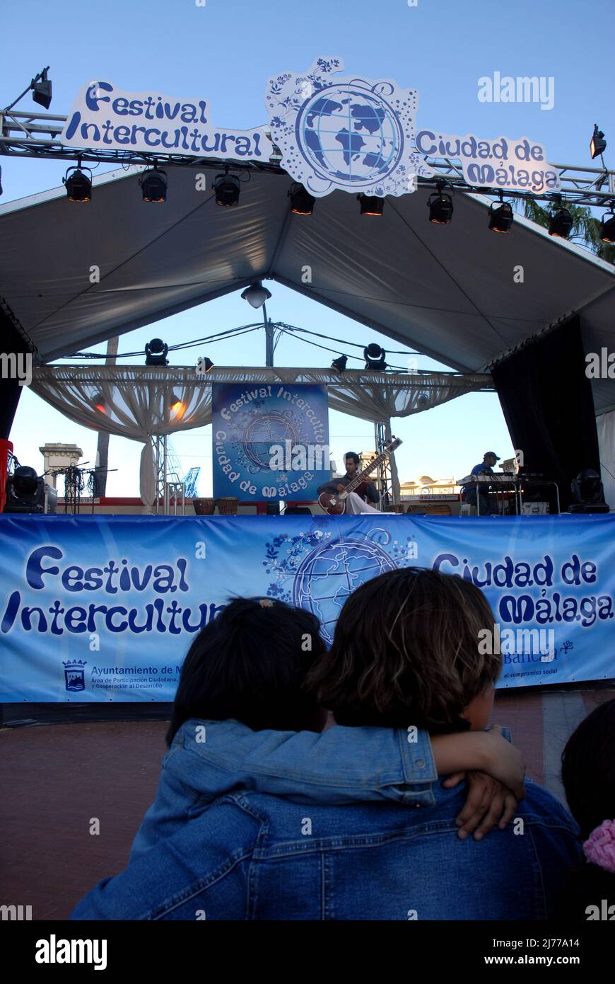 Festival interculturale en Malaga.foto: Rosmi Duaso/fototext,BCN Foto Stock
