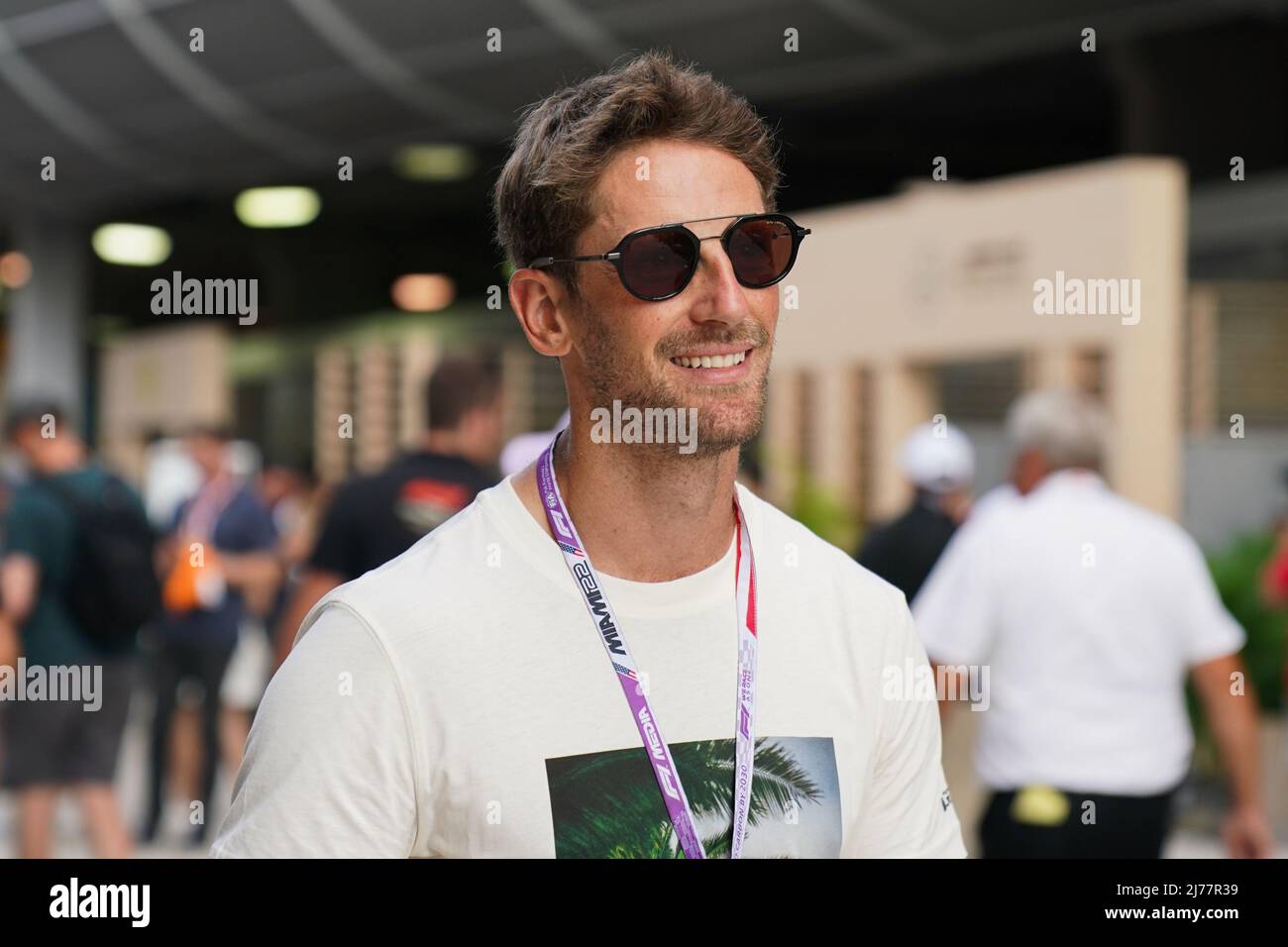Miami, Florida, Stati Uniti. 6th maggio 2022. Miami International Autodrome, Miami, Stati Uniti il 6 maggio 2022 Romain Grosjean durante LA FORMULA 1 CRYPTO.COM MIAMI GRAND PRIX 2022, Eleanor Hoad Credit: Every Second Media/Alamy Live News Foto Stock