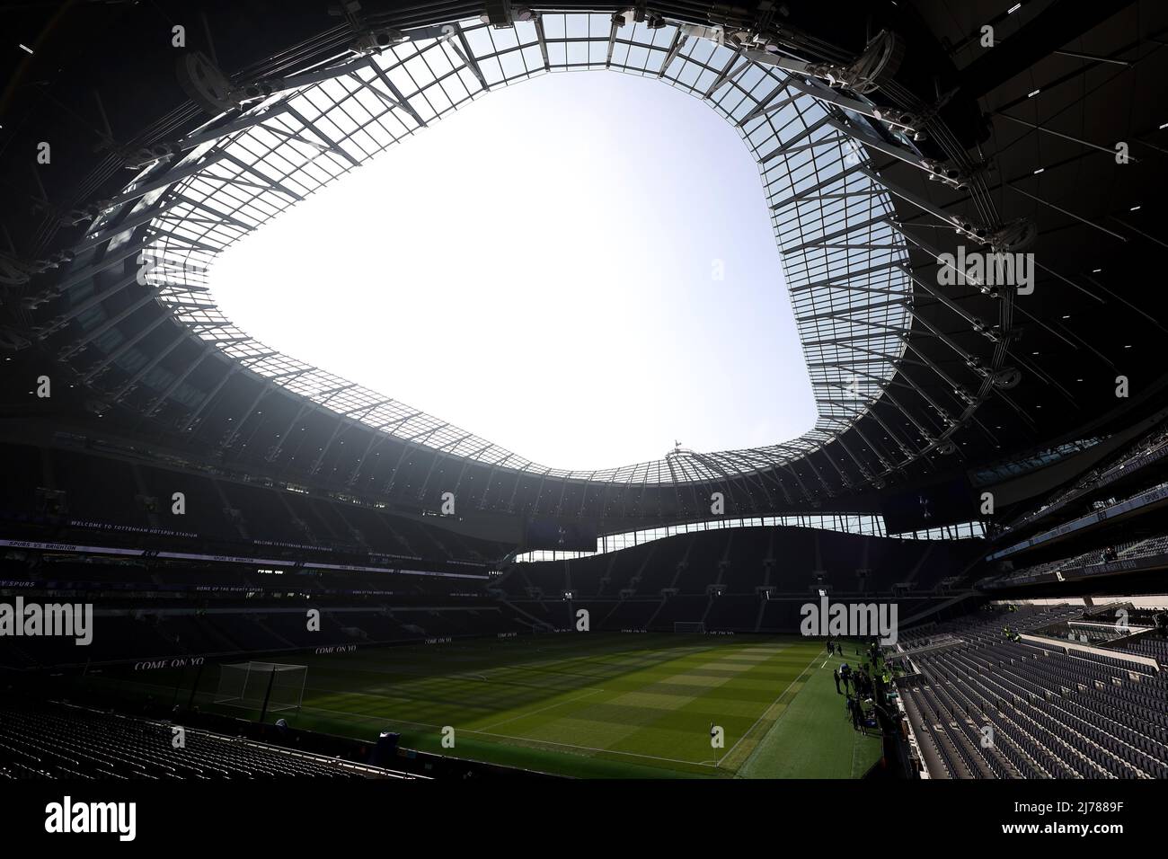 Una vista generale del Tottenham Hotspur Stadium, Londra. Foto Stock
