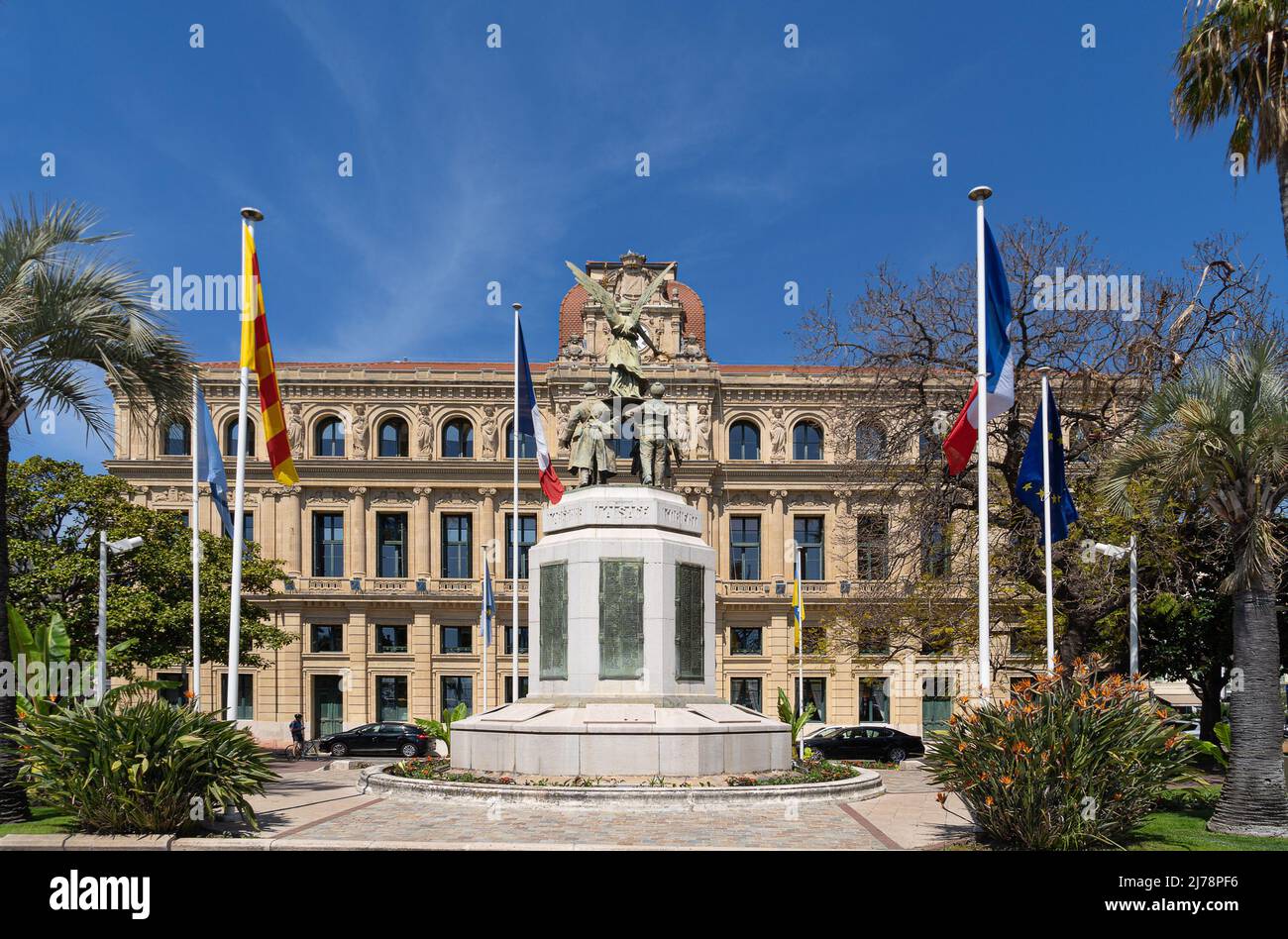 Hotel de Ville a Cannes Foto Stock
