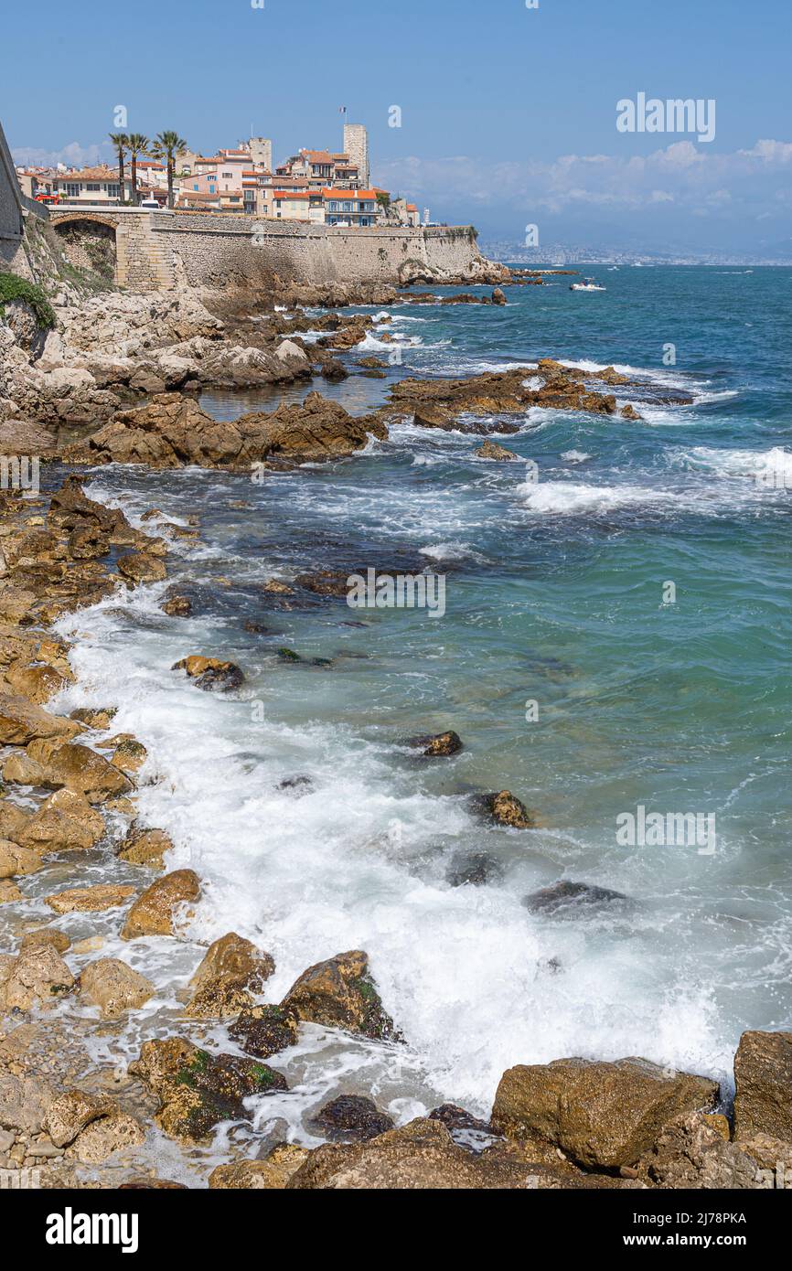 Antibes sulla Costa Azzurra Foto Stock