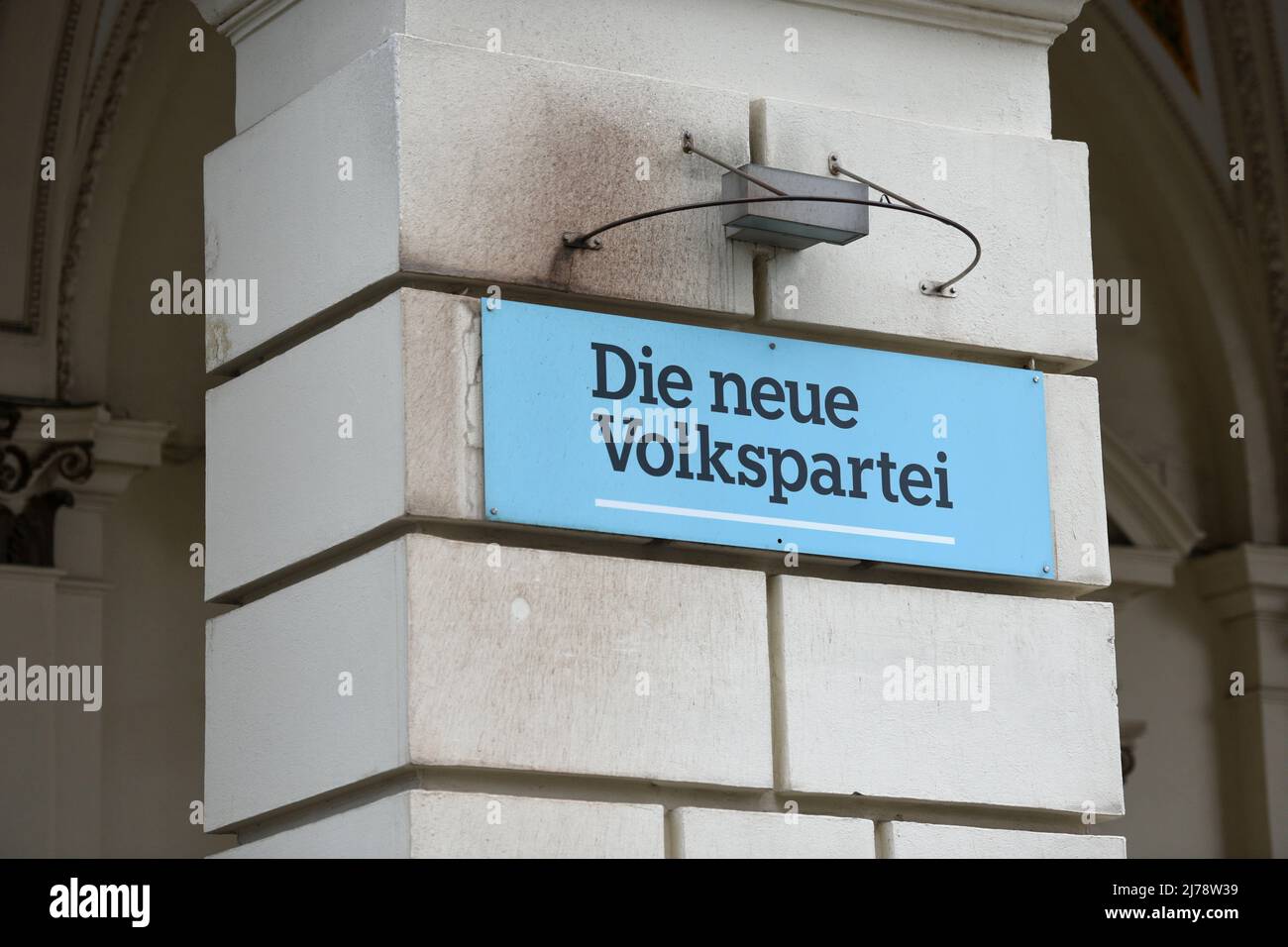 Zentrale der Neuen Volkspartei (ÖVP) a Vienna - sede del Partito del nuovo Popolo (ÖVP) a Vienna Foto Stock