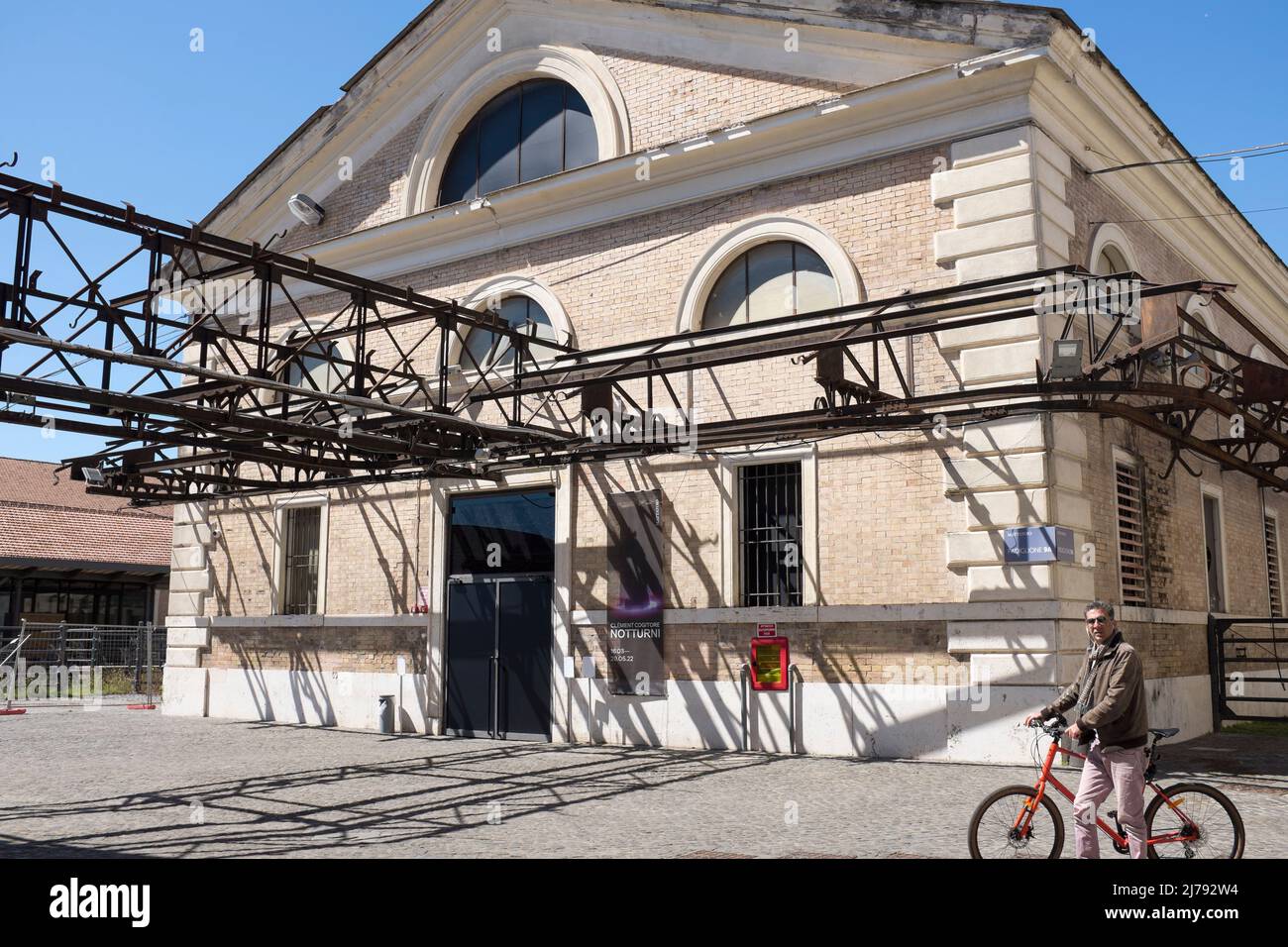Il vecchio macello o Abattoir Mattatoio Testaccio Roma Italia Foto Stock