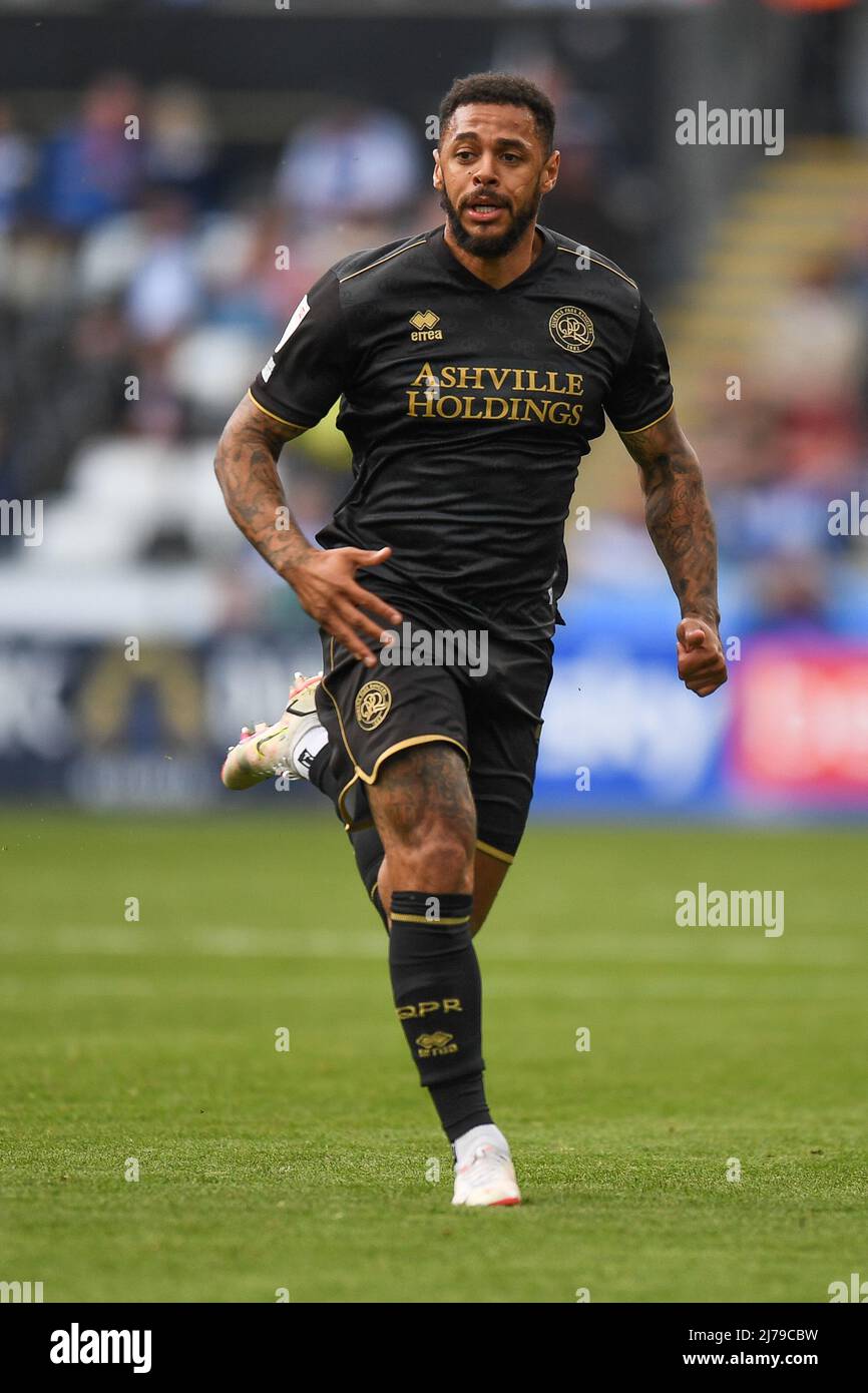 Andre Gray #19 di Queens Park Rangers durante il gioco Foto Stock
