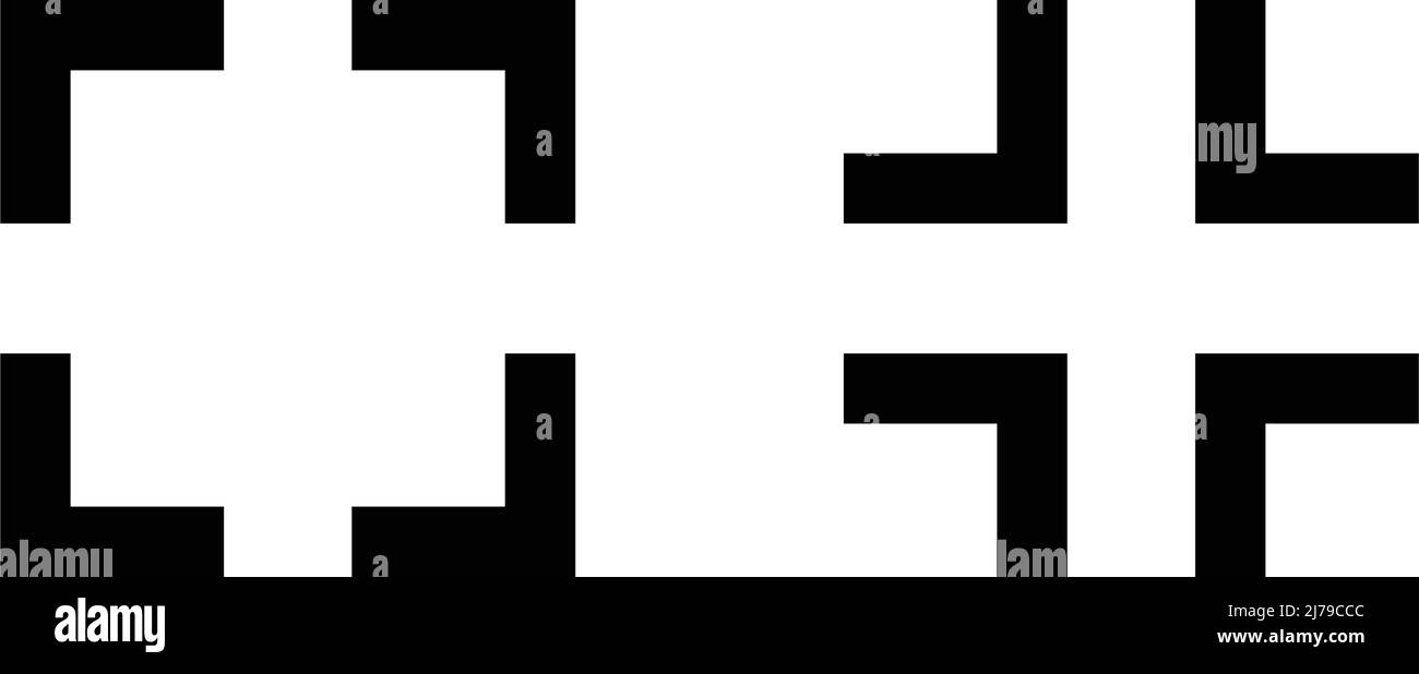 Zoom avanti e indietro. Schermo intero e schermo non intero. Vettori di messa a fuoco e frame. Vettore modificabile. Illustrazione Vettoriale