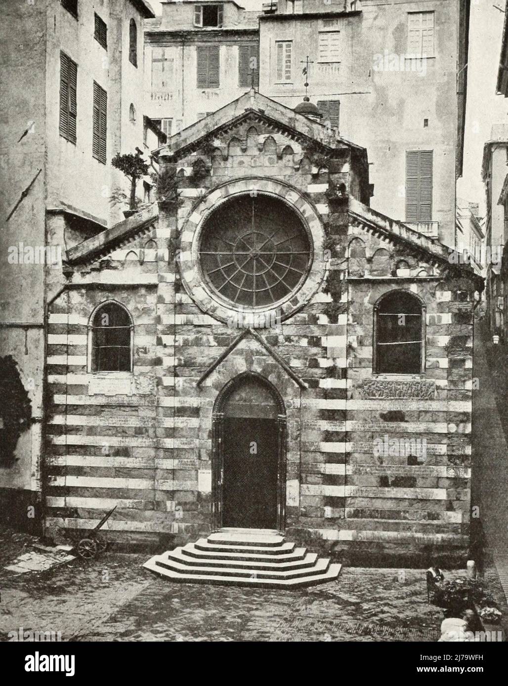 Chiesa di San Matteo, Genova, Italia, circa 1900 Foto Stock