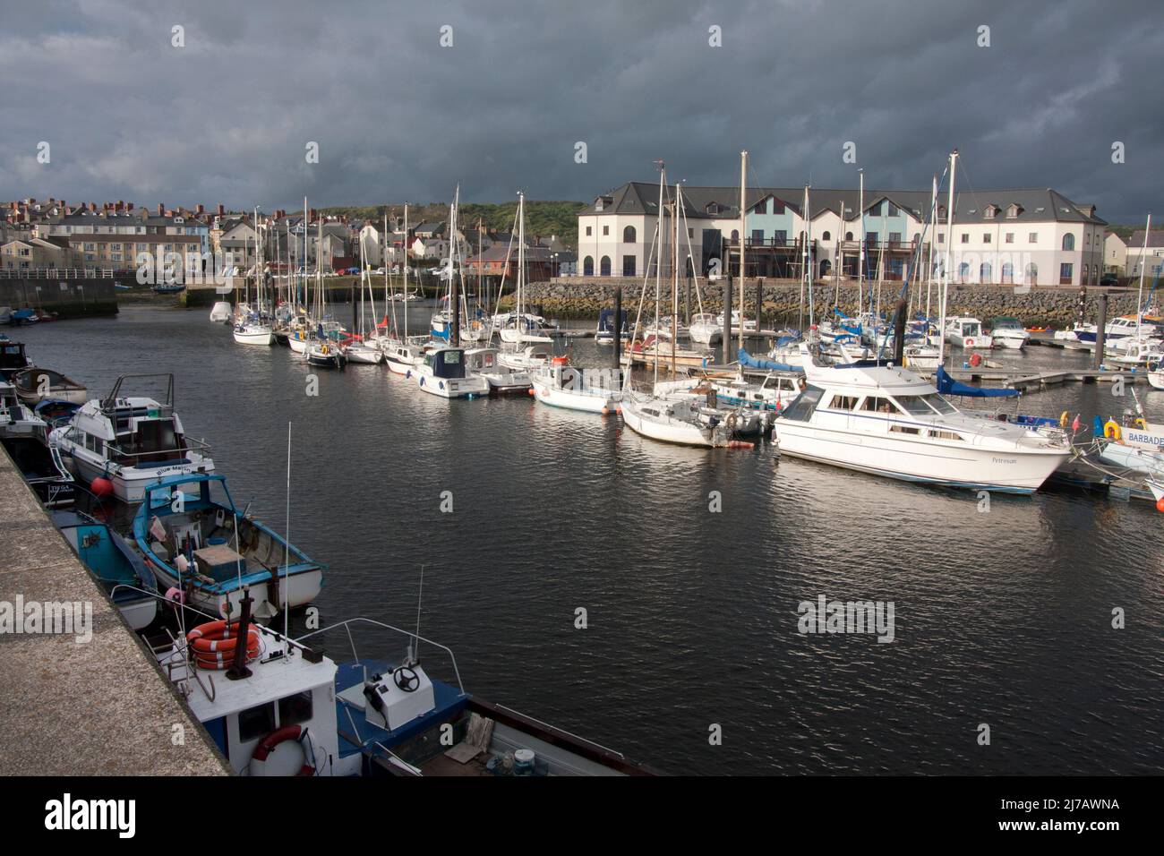 Porto di Aberystwyth, Ceredigion, Galles Foto Stock