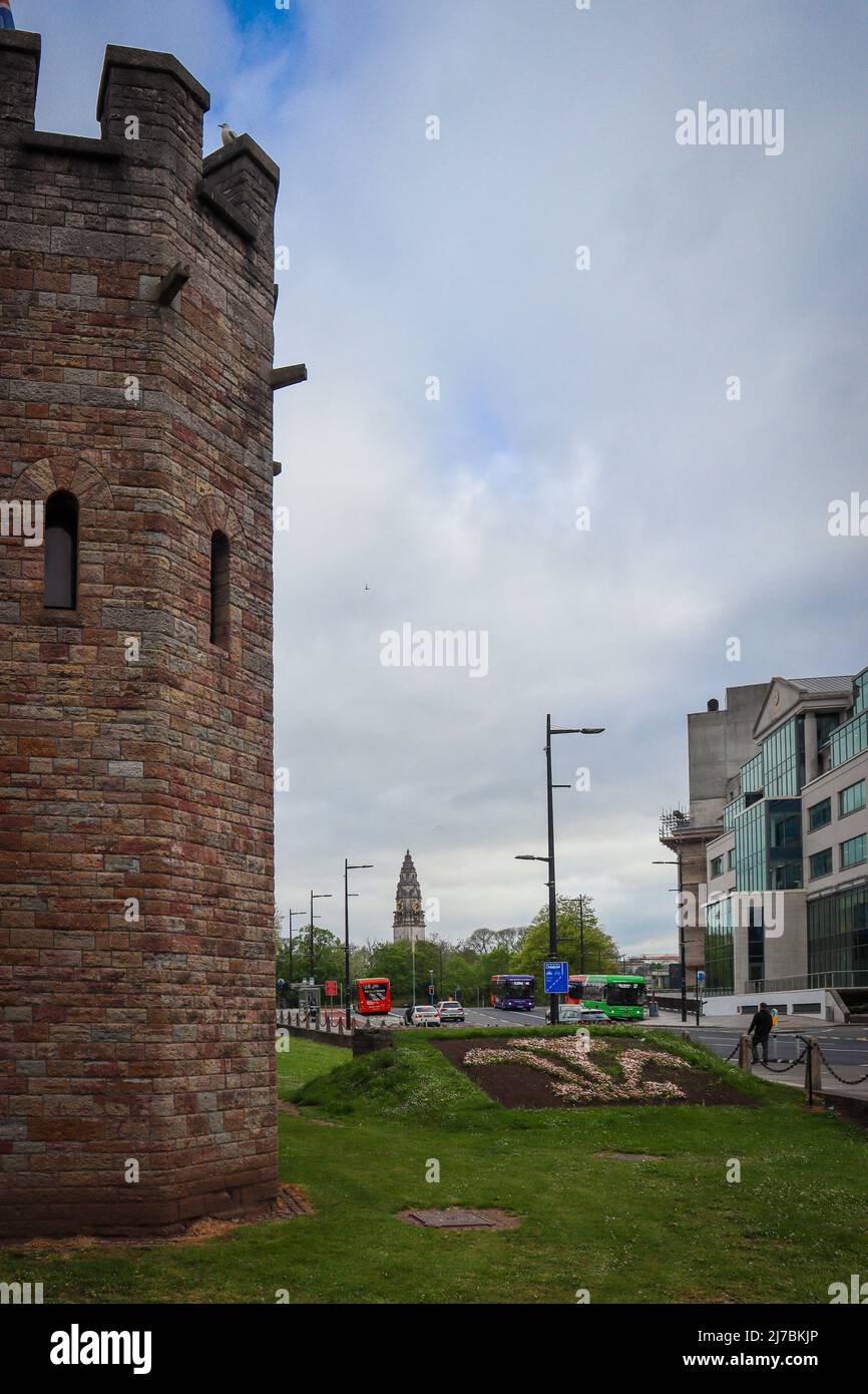 Cardiff/Caerdydd Foto Stock