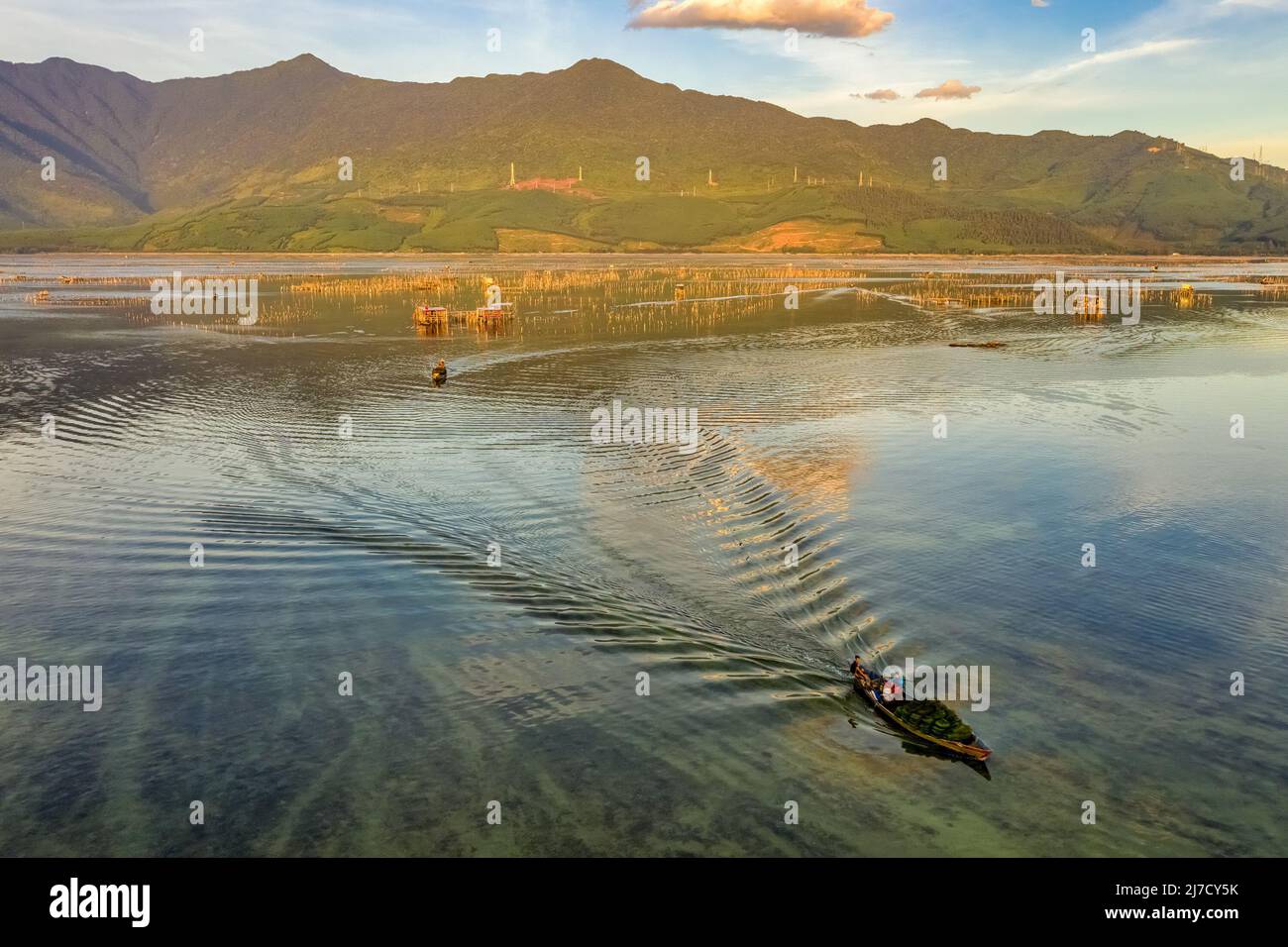 Lap an Lagoon, Thua Thien Hue, Vietnam Foto Stock