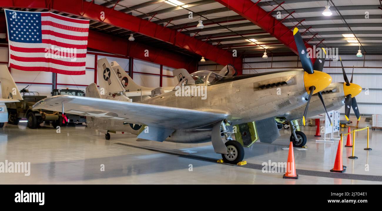 Titusville, Florida - Sep 10 2021: Nord America F-82 Twin Mustang Foto Stock