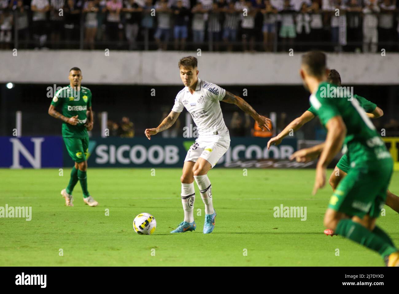 SP - Santos - 05/08/2022 - BRASILIANO A 2022, SANTOS X CUIABA - Zanocelo Santos giocatore durante una partita contro Cuiaba allo stadio Vila Belmiro per il campionato brasiliano A 2022. Foto: Fernanda Luz/AGIF/Sipa USA Foto Stock