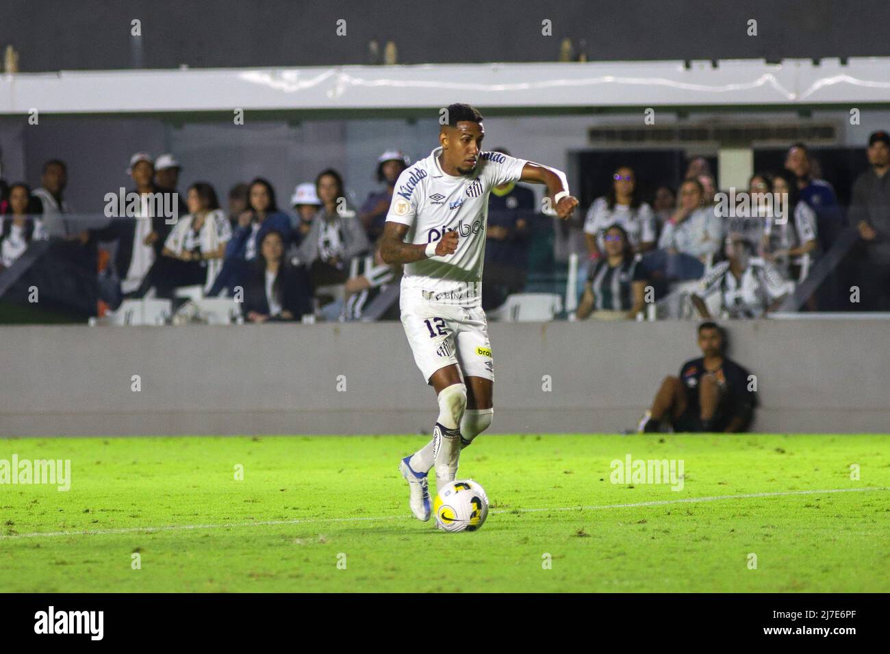 SP - Santos - 05/08/2022 - BRASILIANO A 2022, SANTOS X CUIABA - Rwan Santos giocatore durante una partita contro Cuiaba allo stadio Vila Belmiro per il campionato brasiliano A 2022. Foto: Fernanda Luz/AGIF/Sipa USA Foto Stock