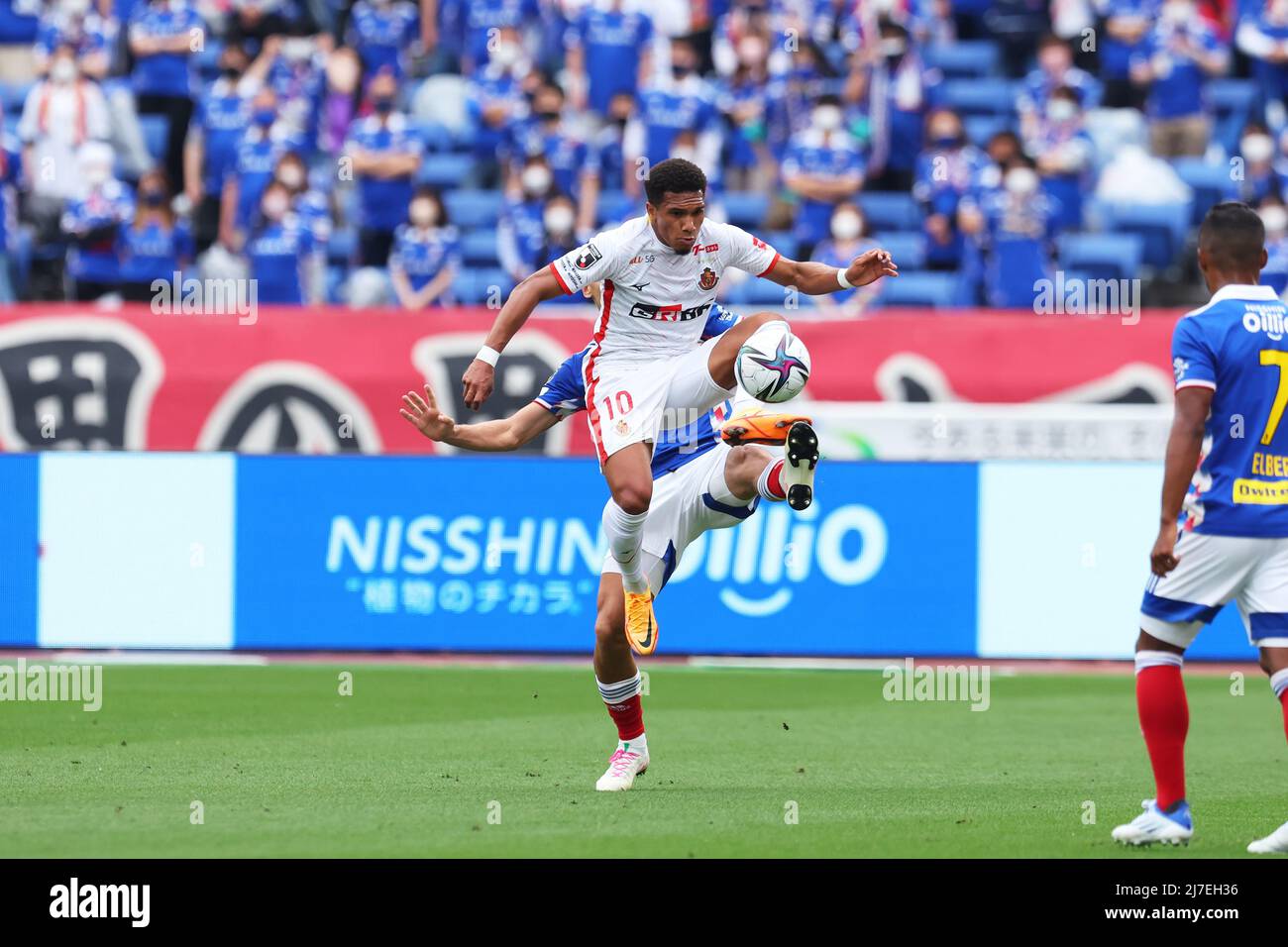 Mateus Castro (Grampus), 7 MAGGIO 2022 - Calcio / Calcio : 2022 J1 incontro di campionato tra Yokohama F. Marinos 2-1 Nagoya Grampus allo Stadio Nissan di Kanagawa, Giappone. (Foto di Naoki Morita/AFLO SPORT) Foto Stock