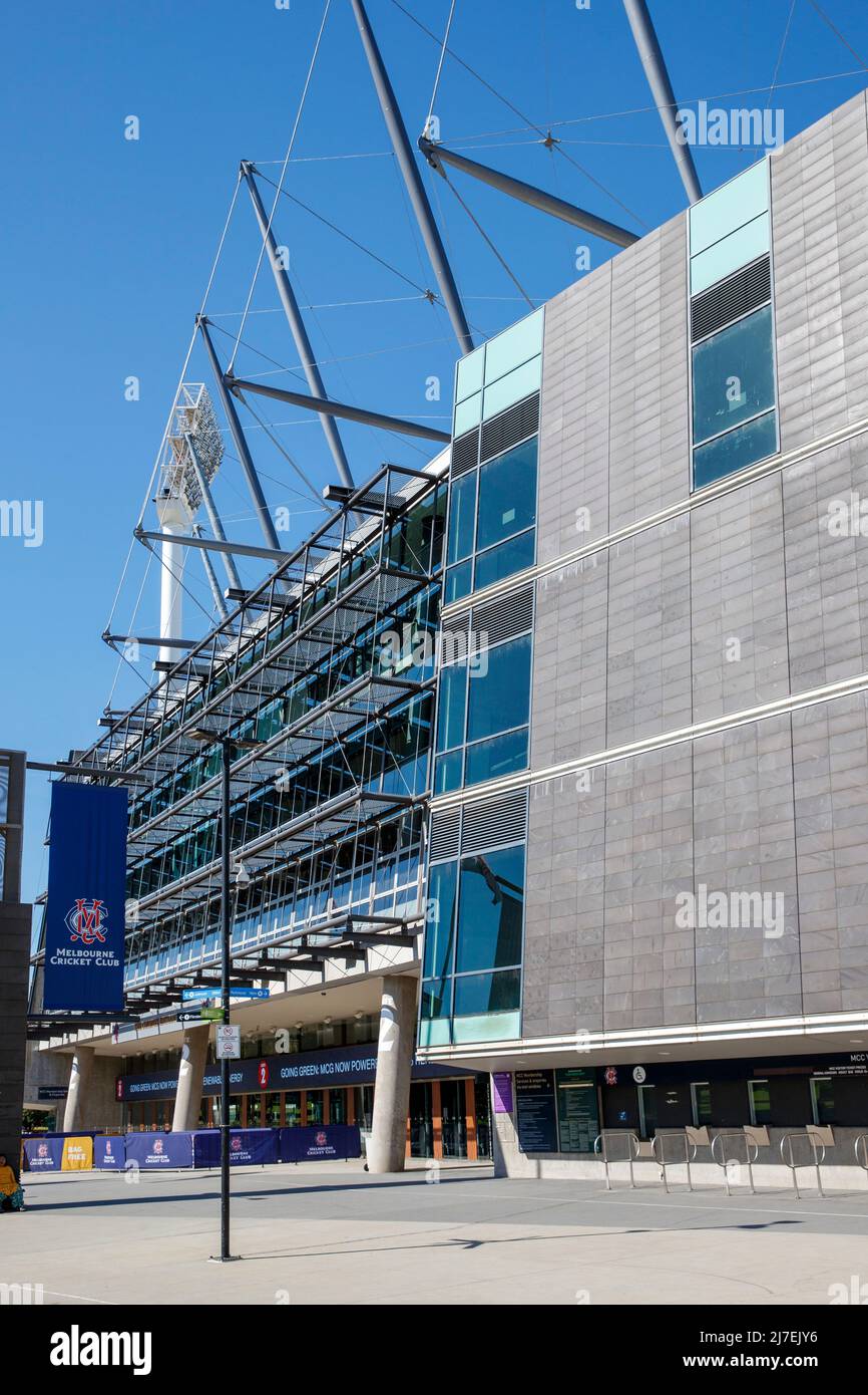 Yarra Park, Melbourne Cricket Ground, Melbourne, Victoria, Australia, Sabato, 16 Aprile 2022.Photo: David Rowland / One-Image.com Foto Stock