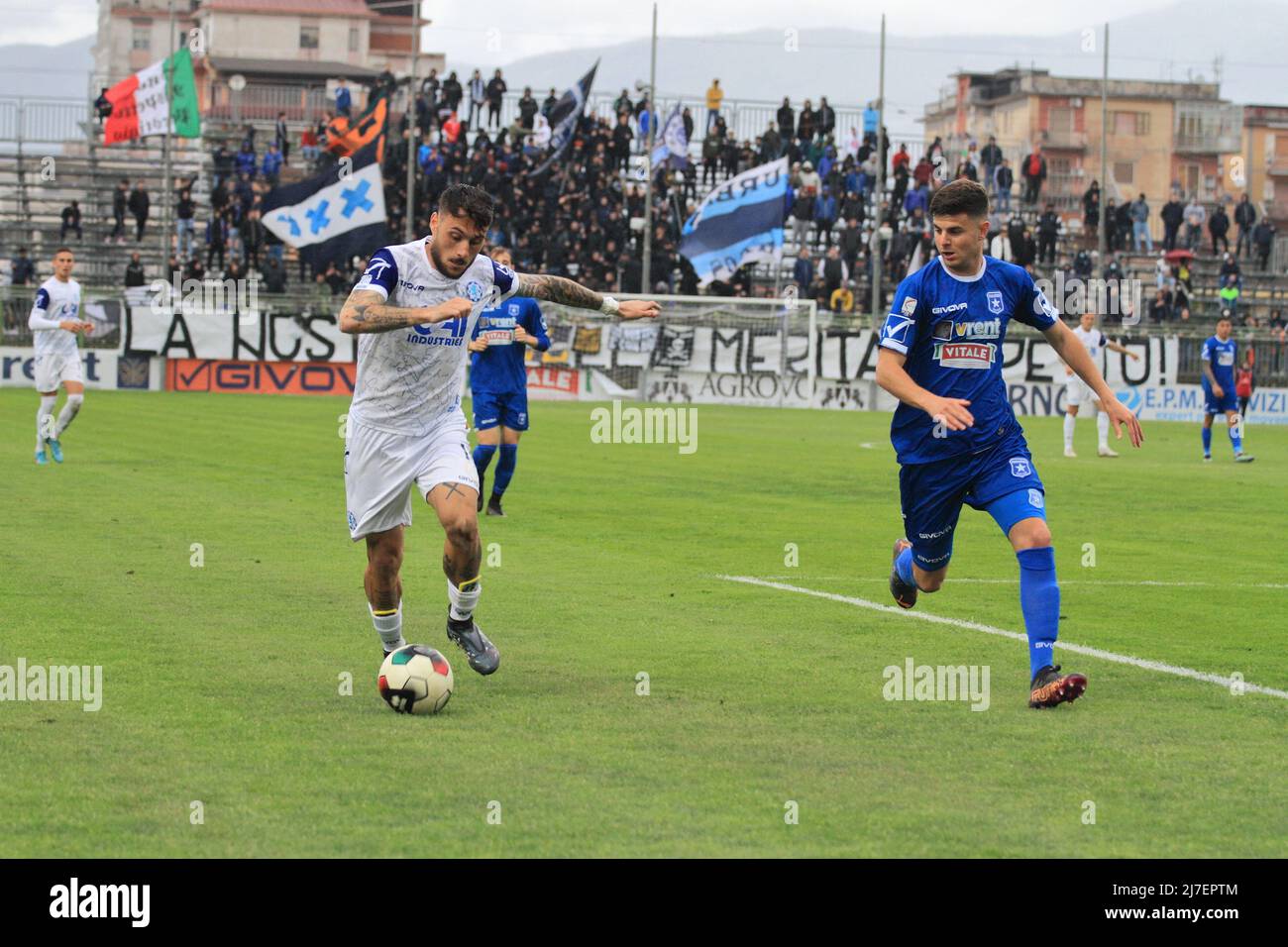 7 maggio 2022, Pagani, Salerno, Italia: Pagani,Salerno,Italia - 07,2022 maggio : prima tappa del Campionato Italiano di Calcio, Serie C , Girone C , Paganese Vs Fidelis Andria. Risultato finale :Paganese - Fidelis Andria 1-0 , sabato 07,2022 maggio (Credit Image: © Pasquale Senatore/Pacific Press via ZUMA Press Wire) Foto Stock