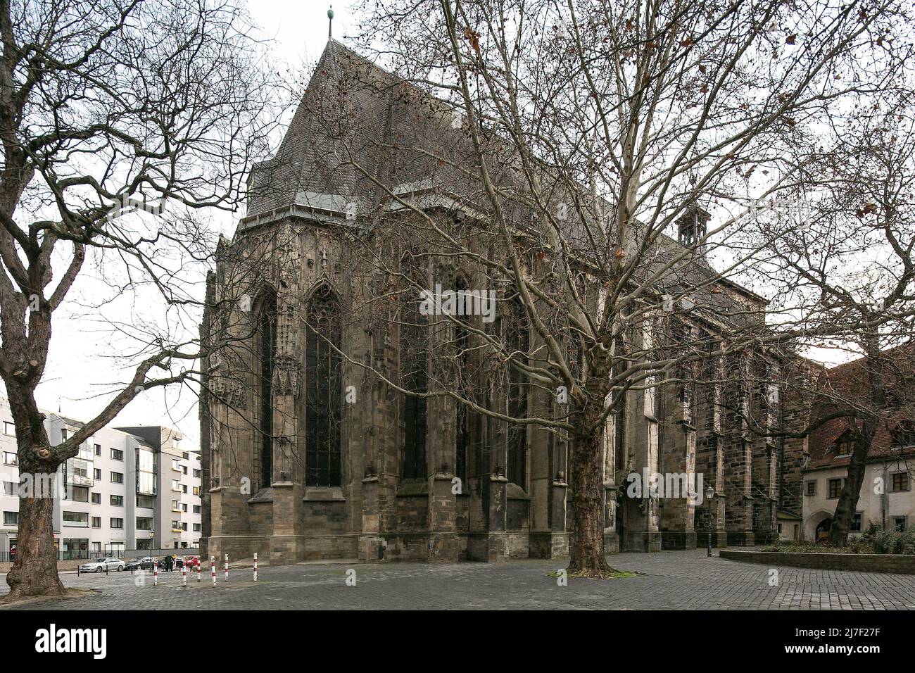 Halle S Moritzkirche 4116 erbaut 14-15 JH Ansicht von NO Foto Stock