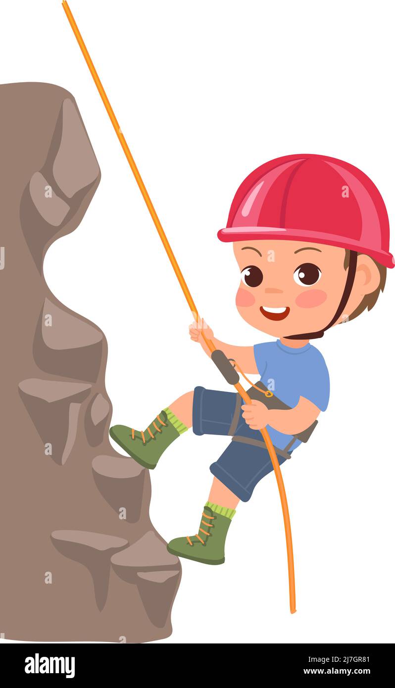 Vettori e Illustrazioni di Arrampicata bambini con download