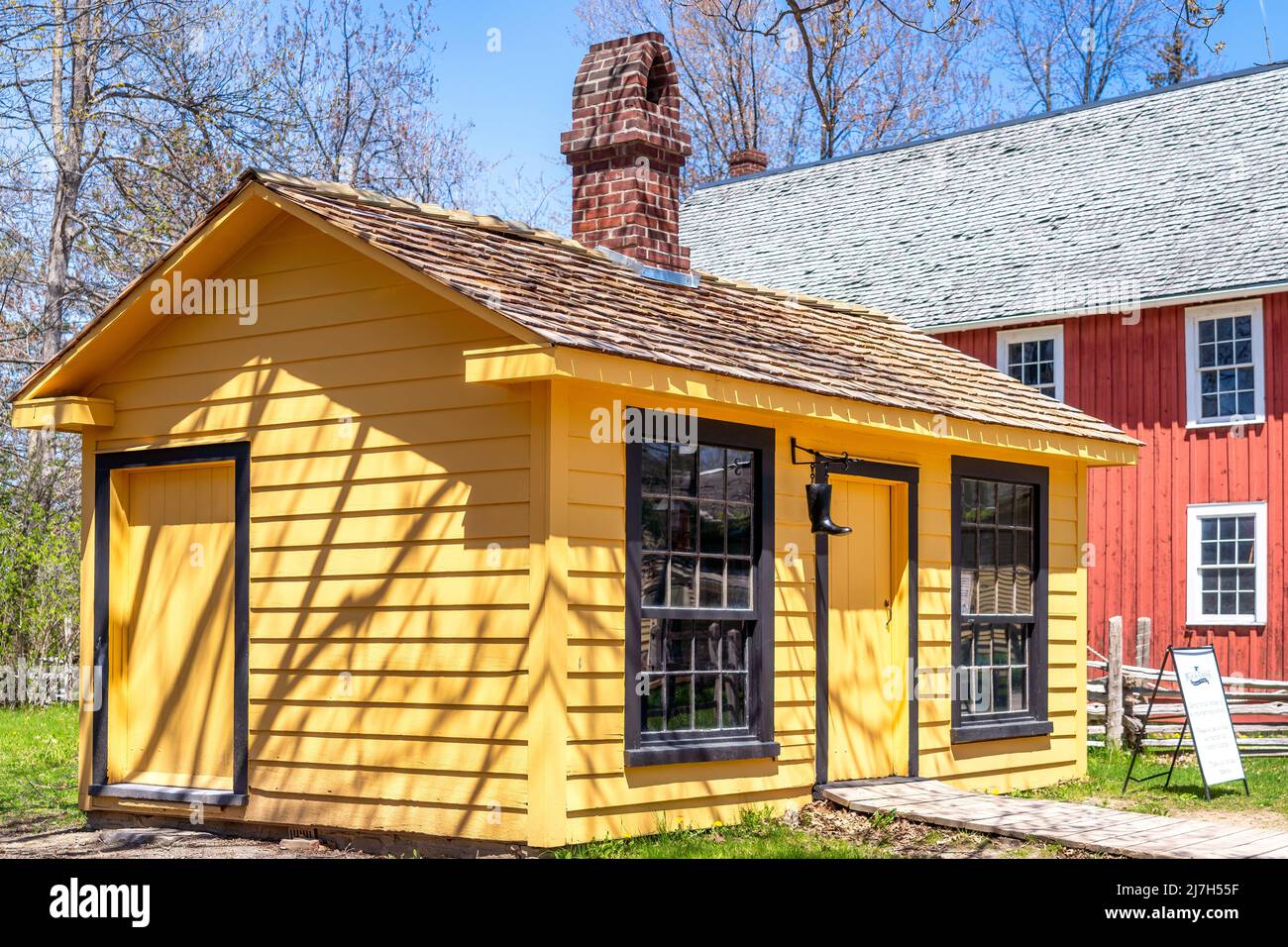 Black Creek Pioneer Village, Toronto, Canada, 2022 Foto Stock