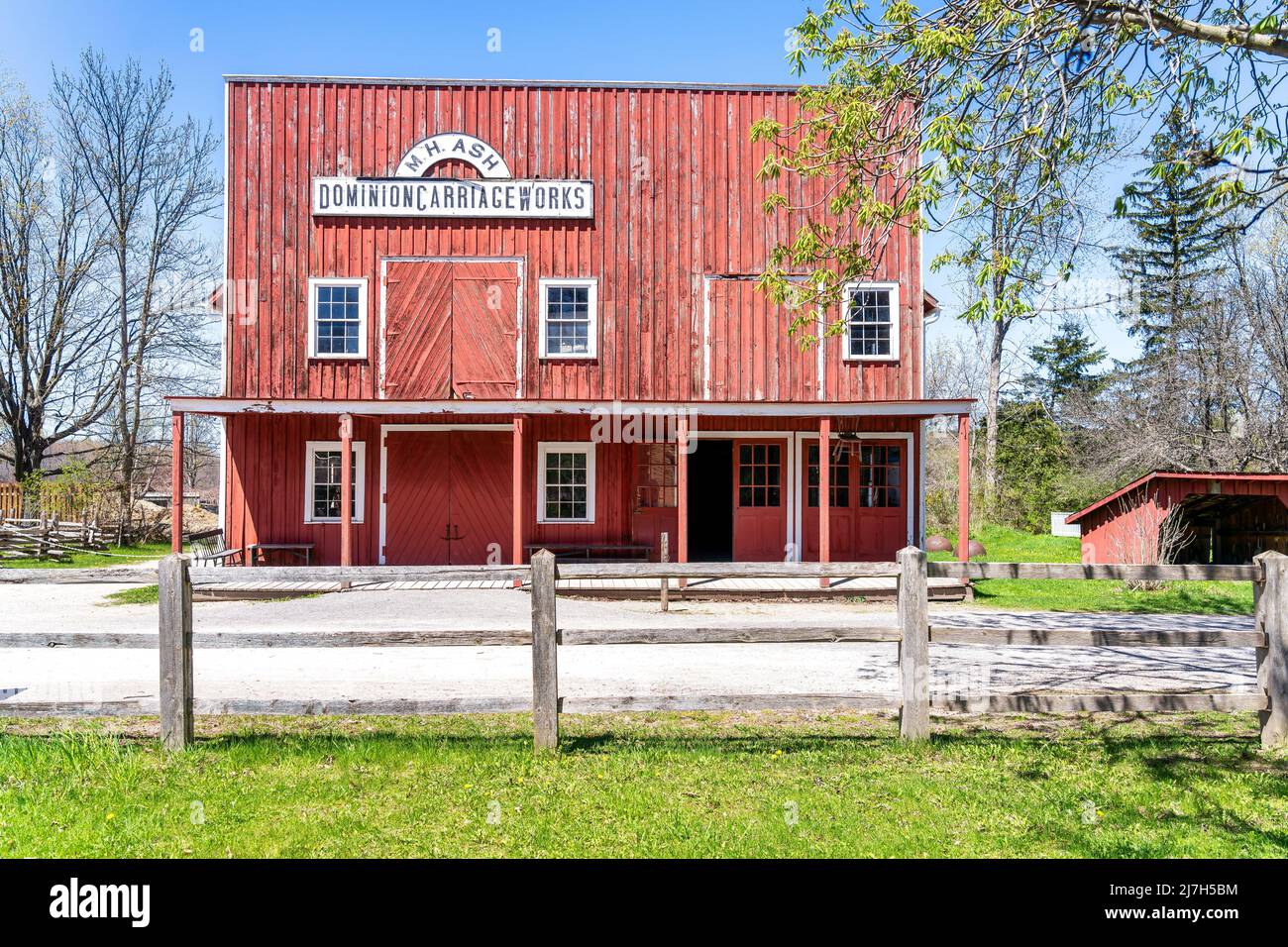 Black Creek Pioneer Village, Toronto, Canada, 2022 Foto Stock