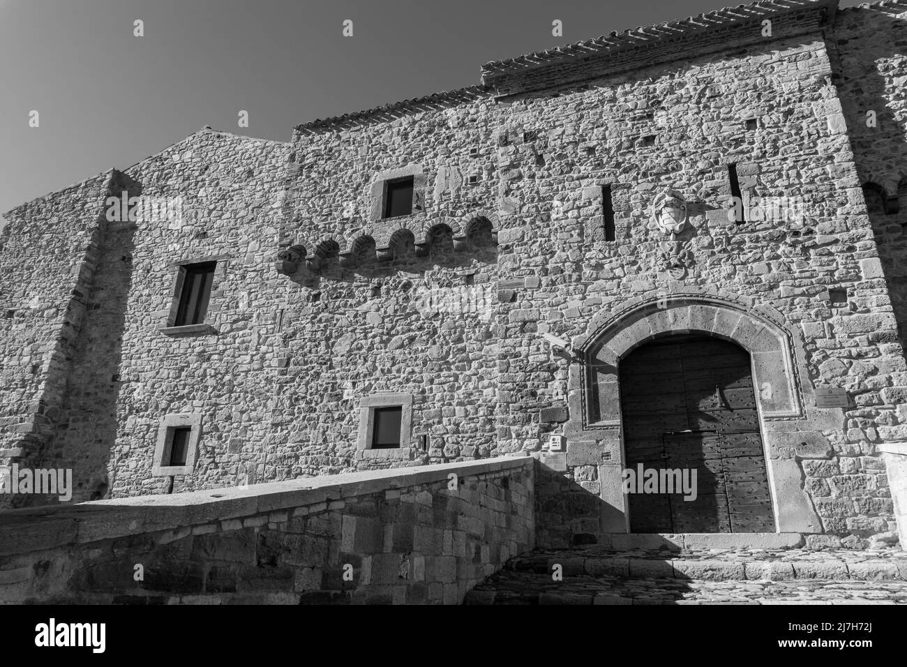 Civitacampomarano, Molise. Il castello Foto Stock