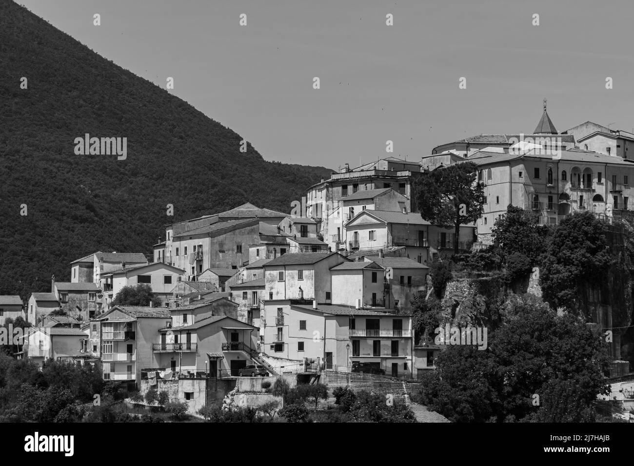 Colli a Volturno, Molise. È un comune italiano di 1328 abitanti in provincia di Isernia in Molise Foto Stock