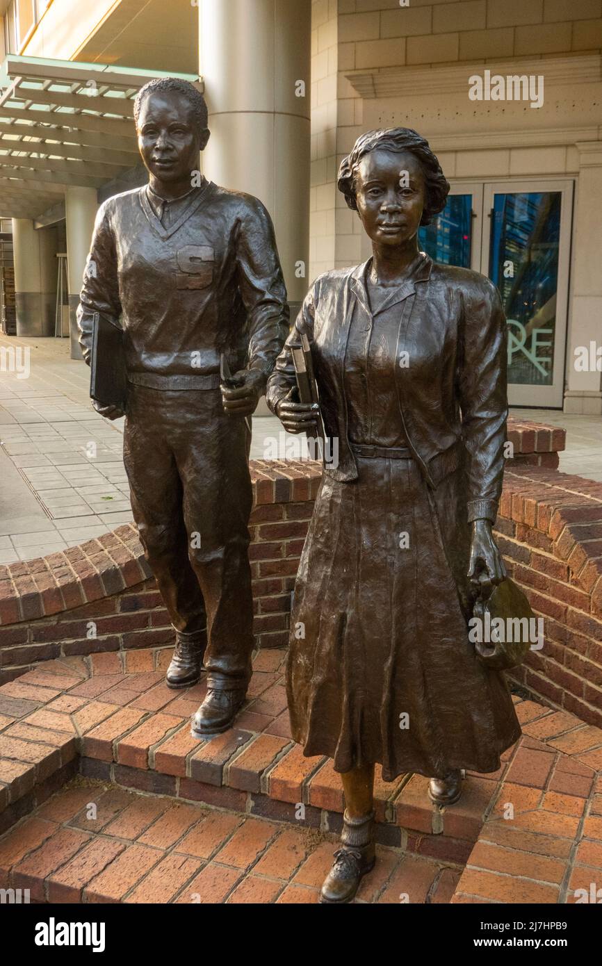 Sterling High School Memorial a Greenville SC Foto Stock