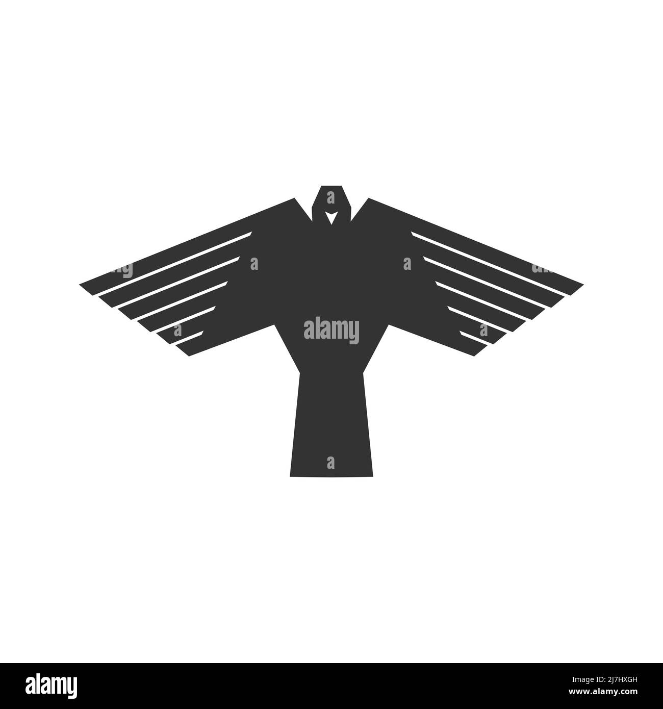 Illustrazione del vettore della colomba. Pigeon. Logo in forma di uccello, simbolo del mondo, immagine dello Spirito di Dio. Illustrazione Vettoriale